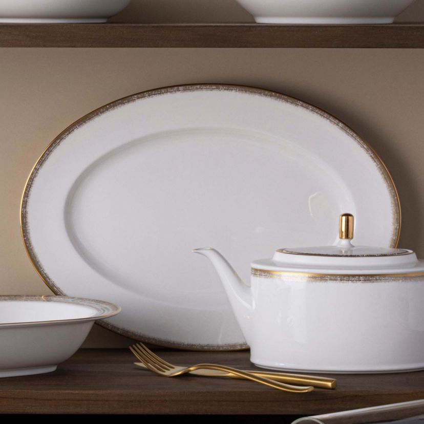 Haku Oval Platter, 14"