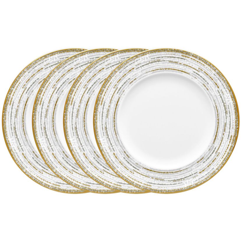 Haku Set Of 4 Accent Plates, 9-3/4"