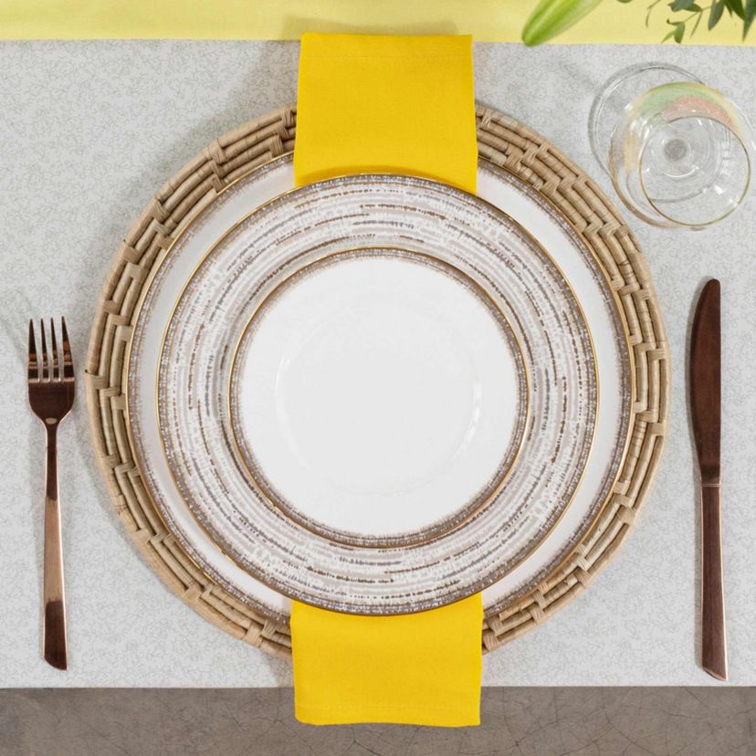 Haku Set Of 4 Accent Plates, 9-3/4"