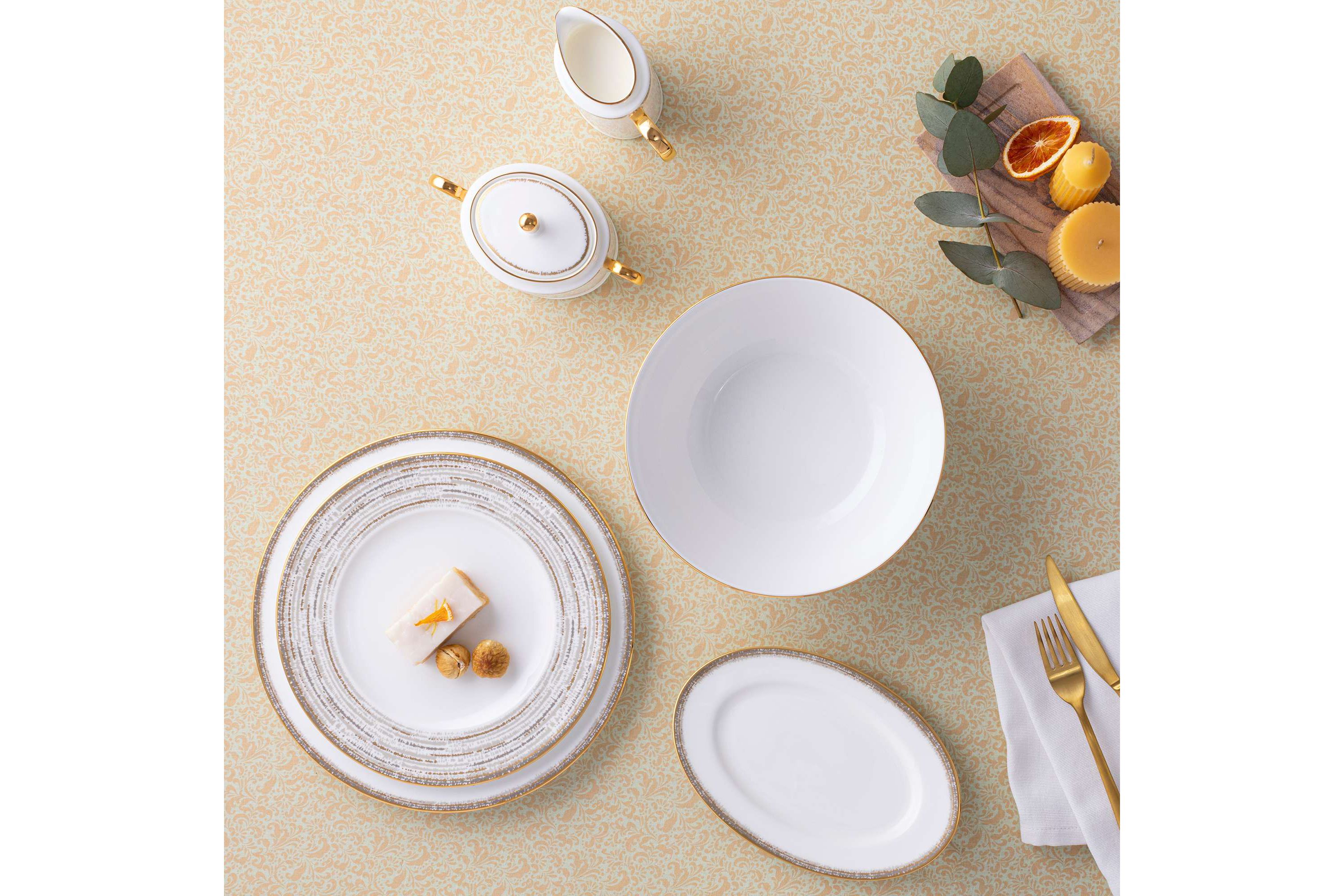 Haku Set Of 4 Accent Plates, 9-3/4"