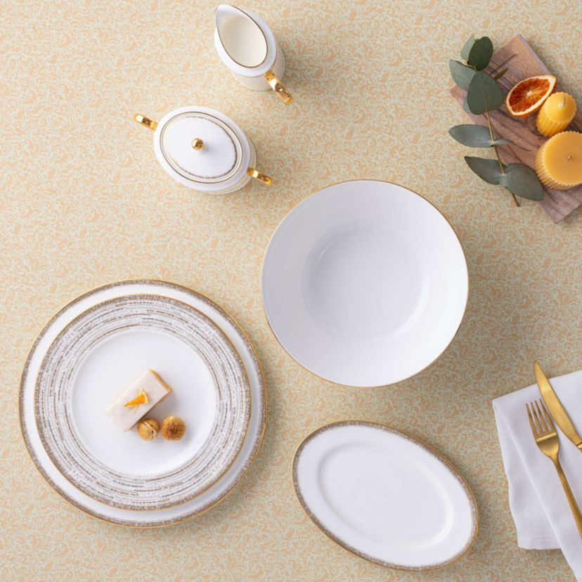 Haku Set Of 4 Accent Plates, 9-3/4"