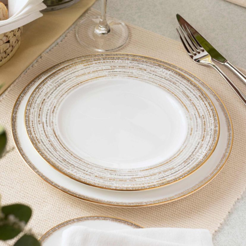 Haku Set Of 4 Accent Plates, 9-3/4"