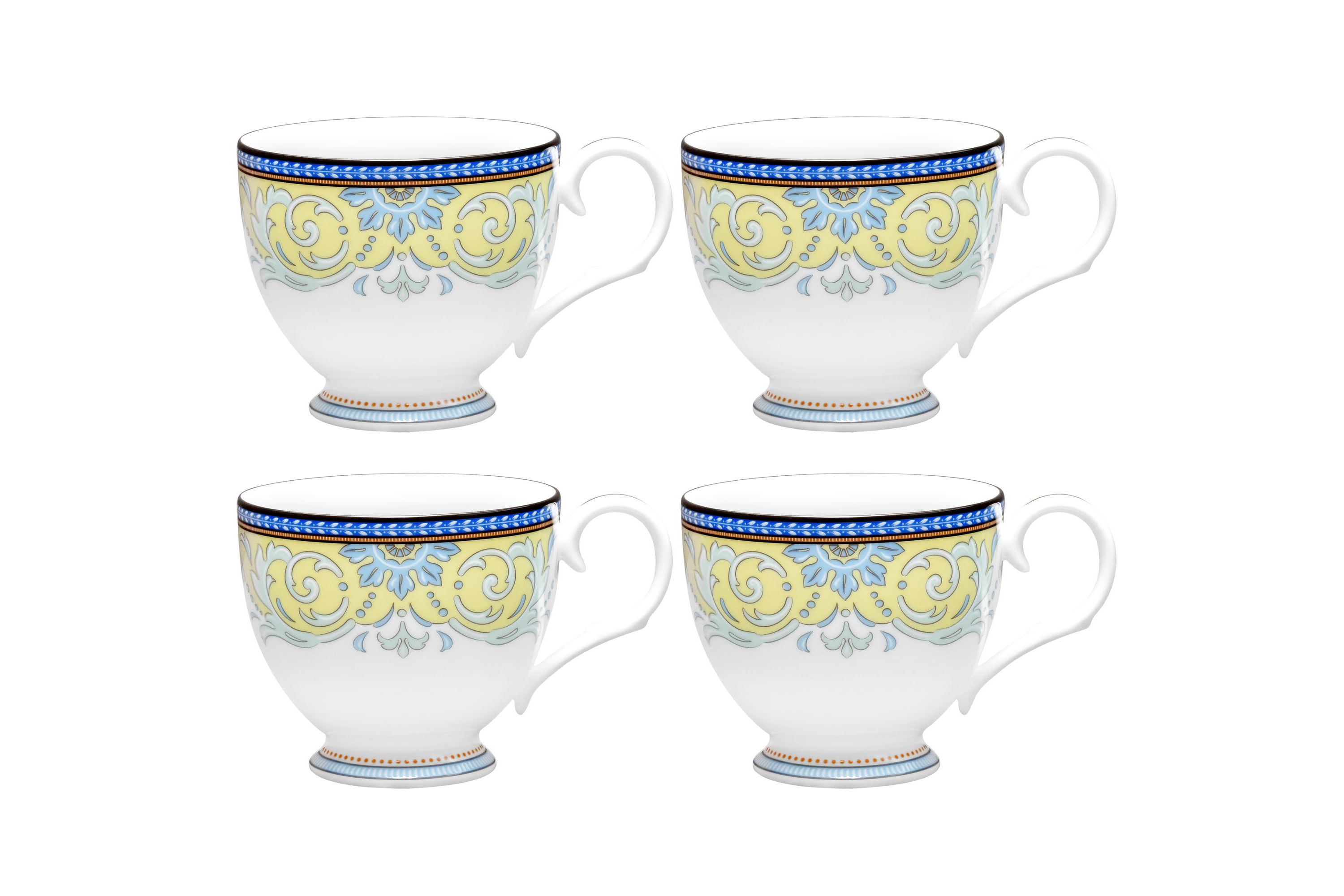 Menorca Palace Set Of 4 Cups, 7 Oz.