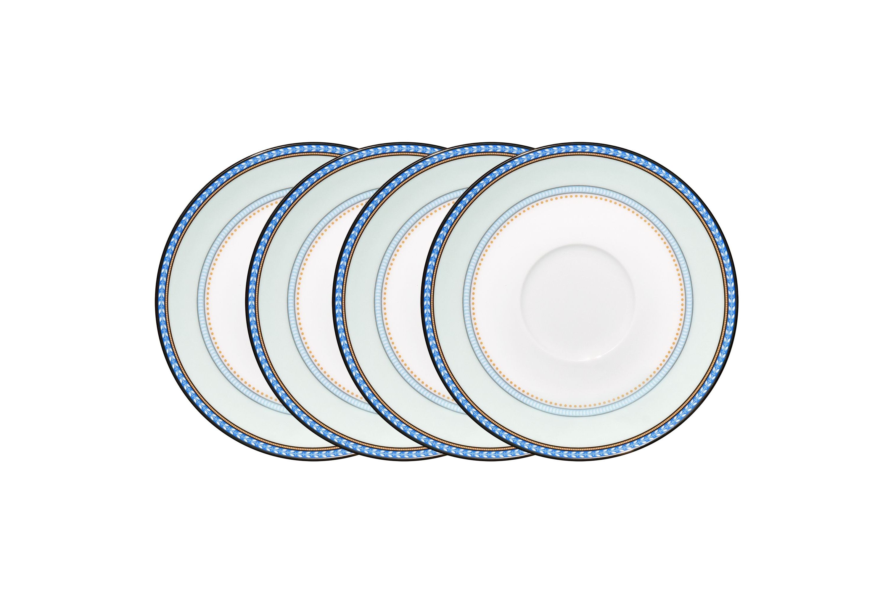 Menorca Palace Set Of 4 Saucers, 6"