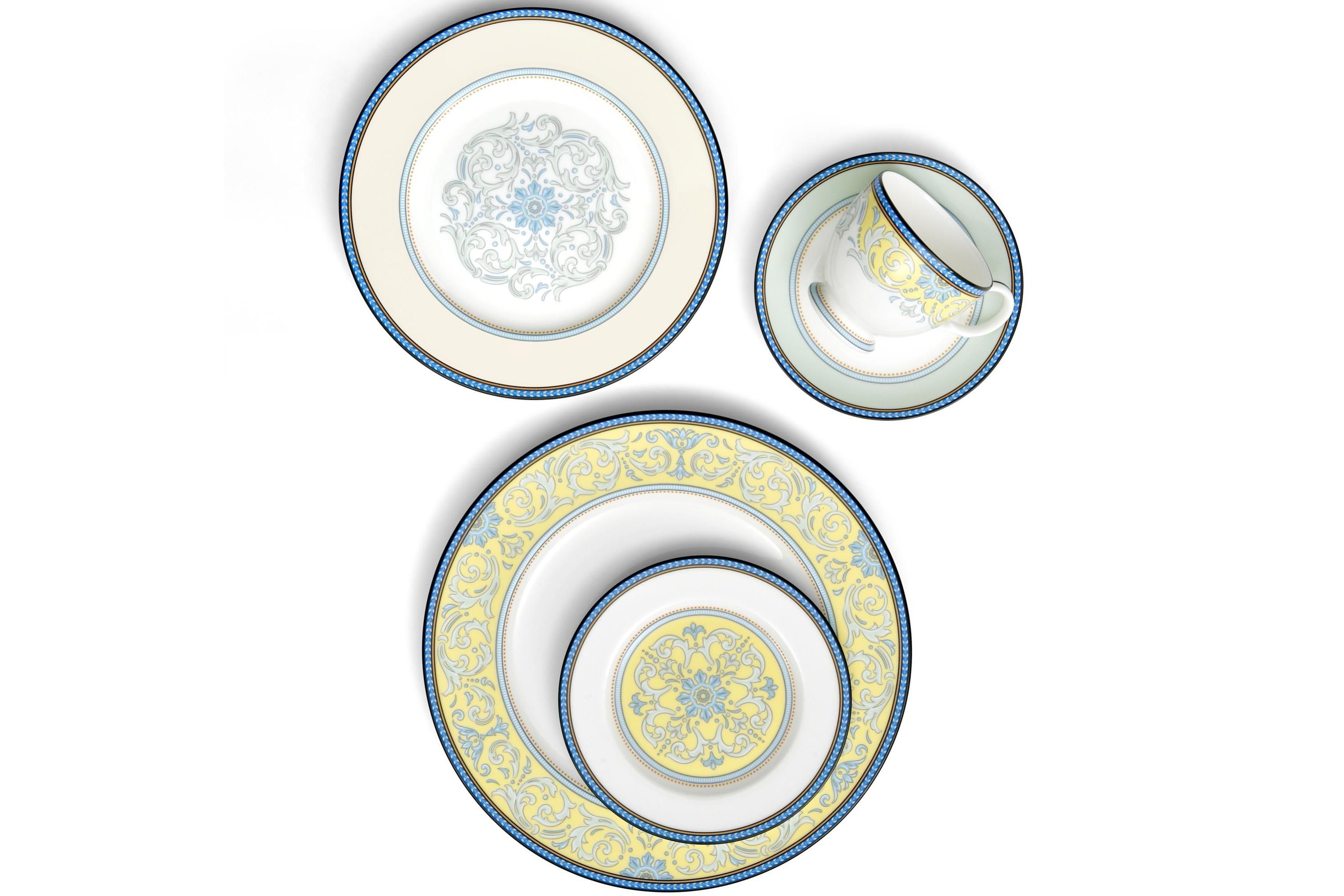 Menorca Palace Set Of 4 Saucers, 6"