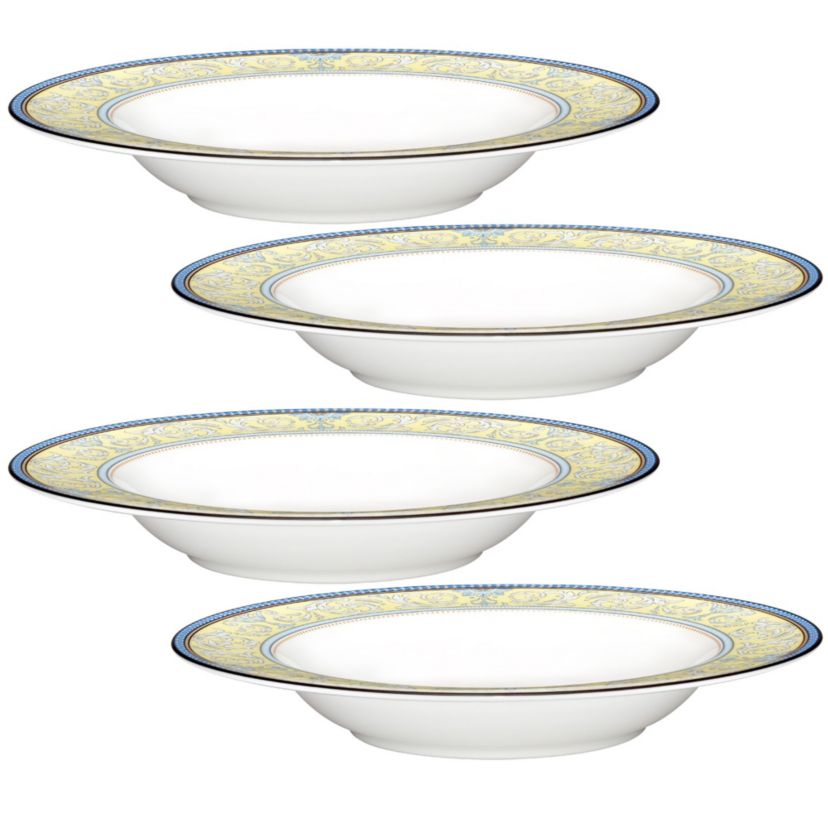 Menorca Palace Set Of 4 Soup Bowls, 8-1/4", 12 oz.