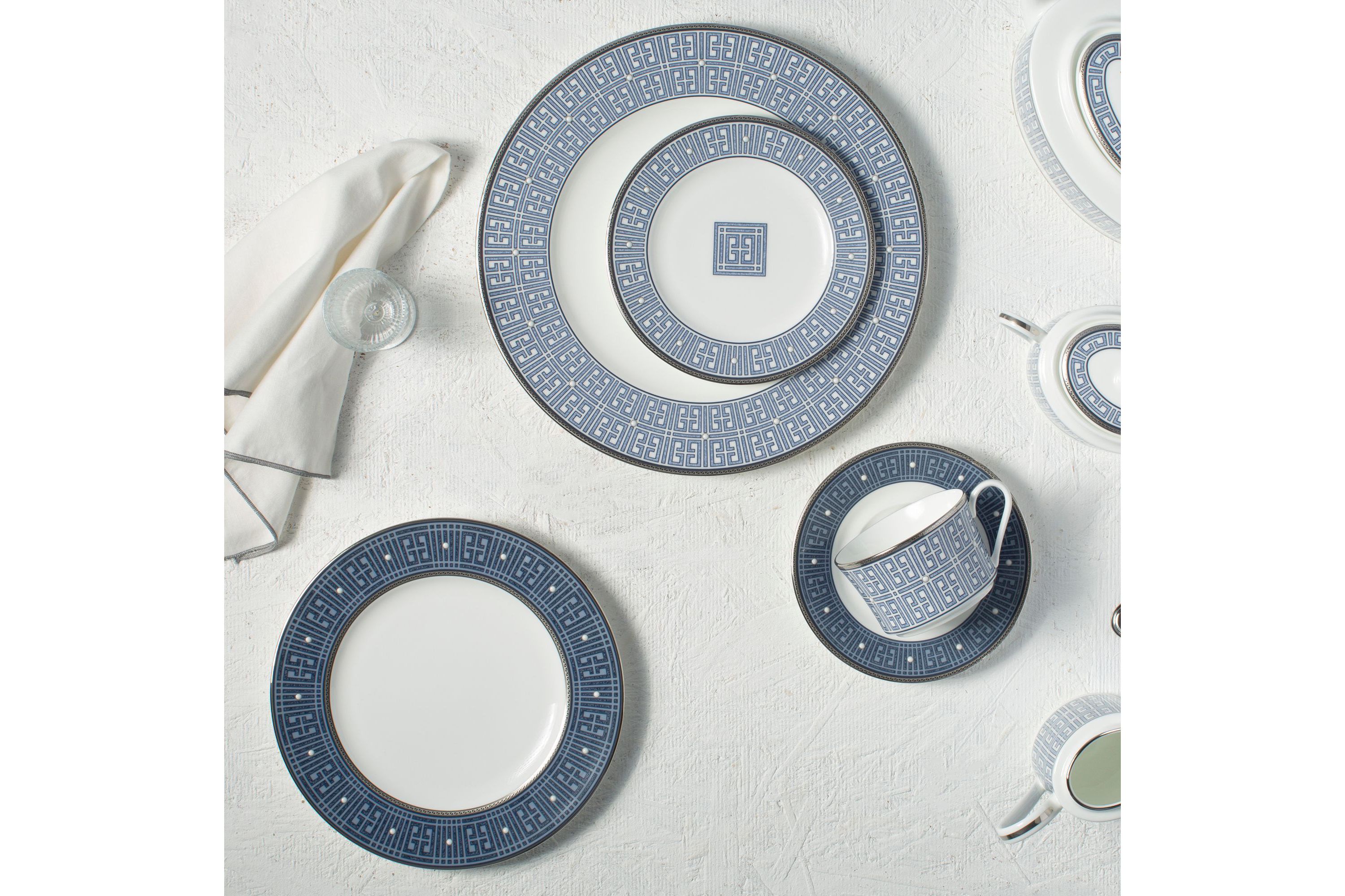 Infinity Set Of 4 Bread & Butter/Appetizer Plates, 6-1/2"