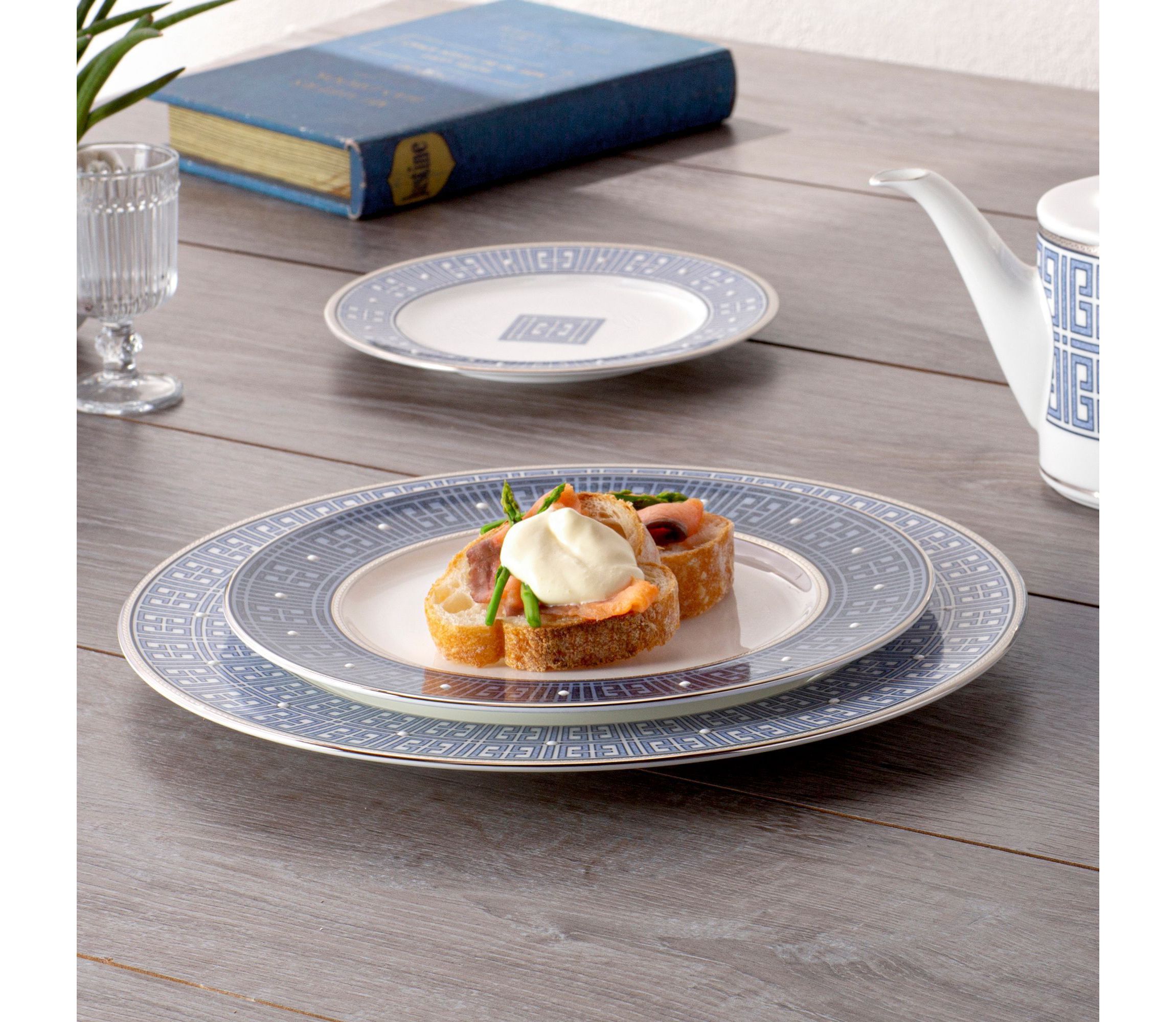 Infinity Set Of 4 Bread & Butter/Appetizer Plates, 6-1/2"