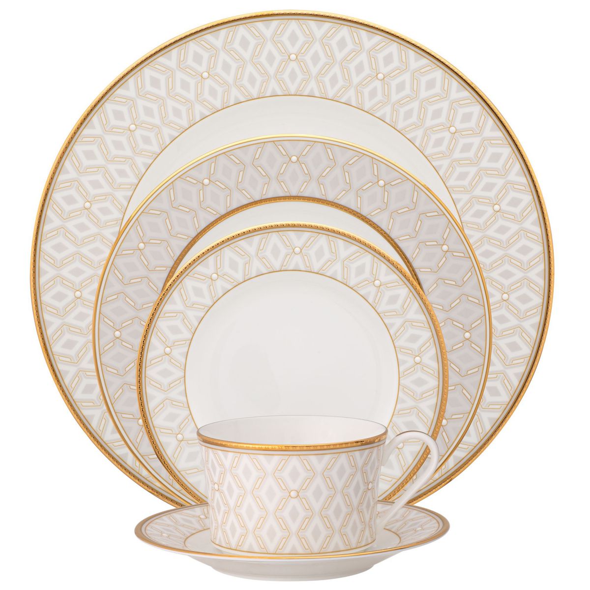 Noble Pearl 5-Piece Place Setting, Service for 1