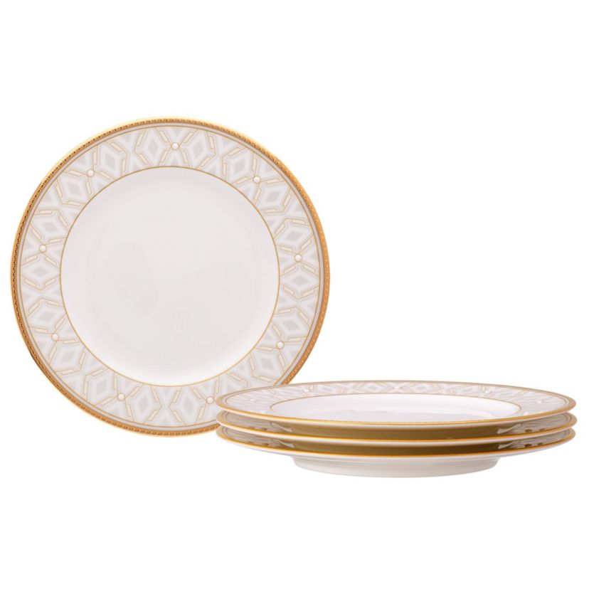 Noble Pearl Set Of 4 Bread & Butter/Appetizer Plates, 6-1/2"