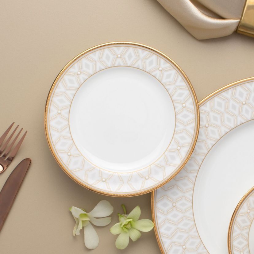 Noble Pearl Set Of 4 Bread & Butter/Appetizer Plates, 6-1/2"