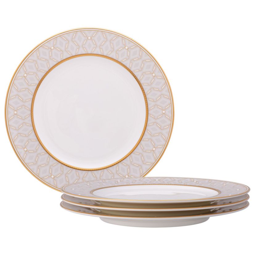Noble Pearl Set Of 4 Salad Plates, 8-1/2"