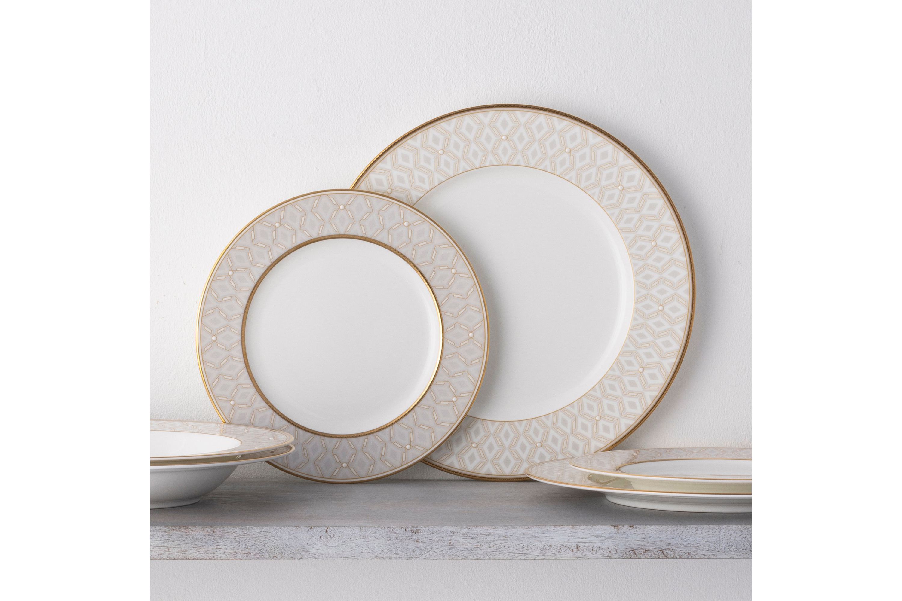 Noble Pearl Set Of 4 Dinner Plates, 11"