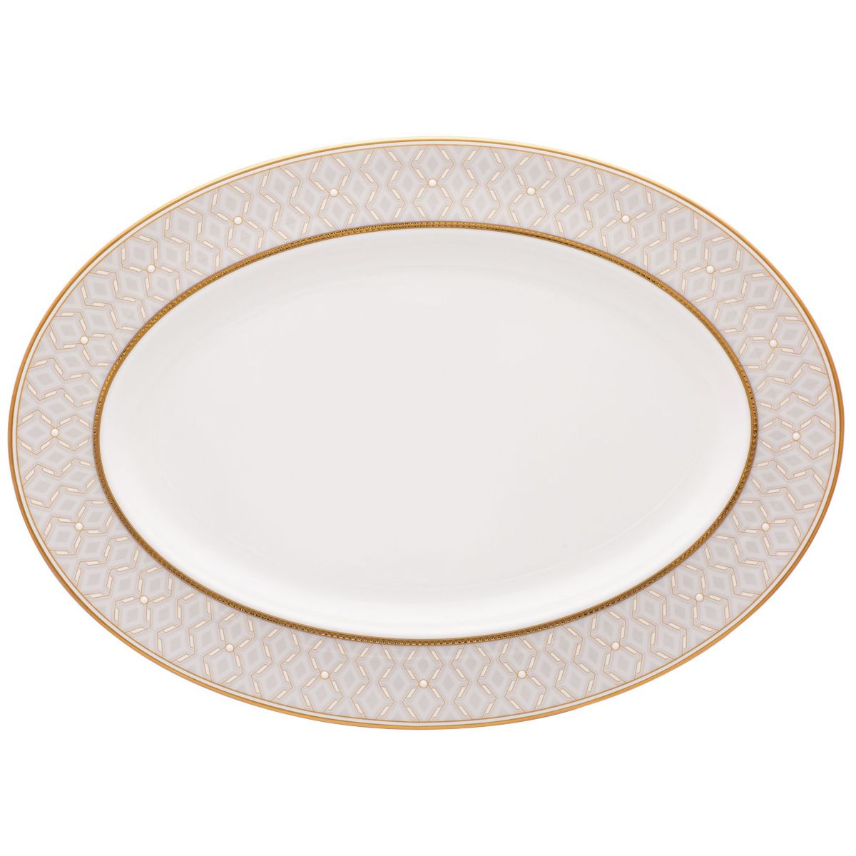 Noble Pearl Oval Platter, 14"