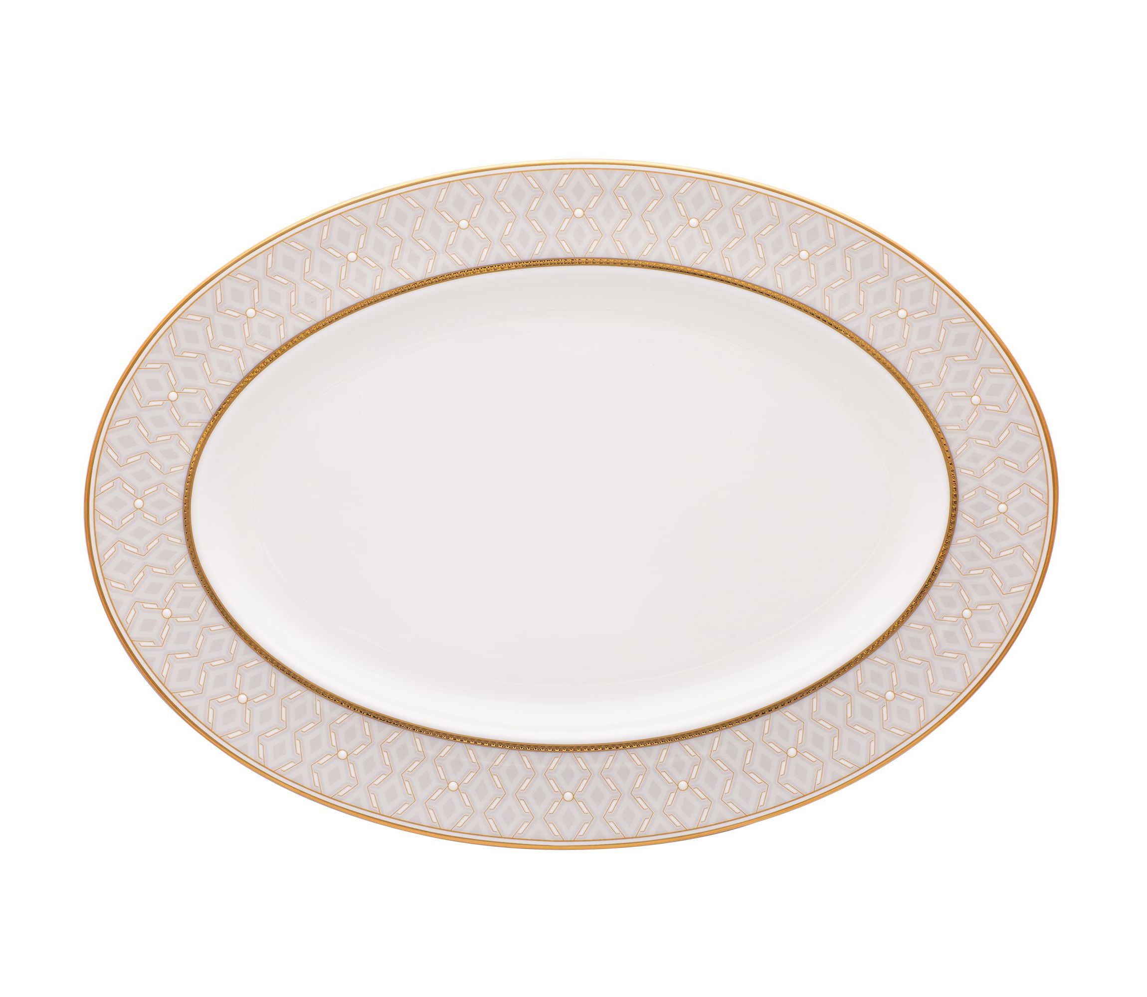 Noble Pearl Oval Platter, 14"
