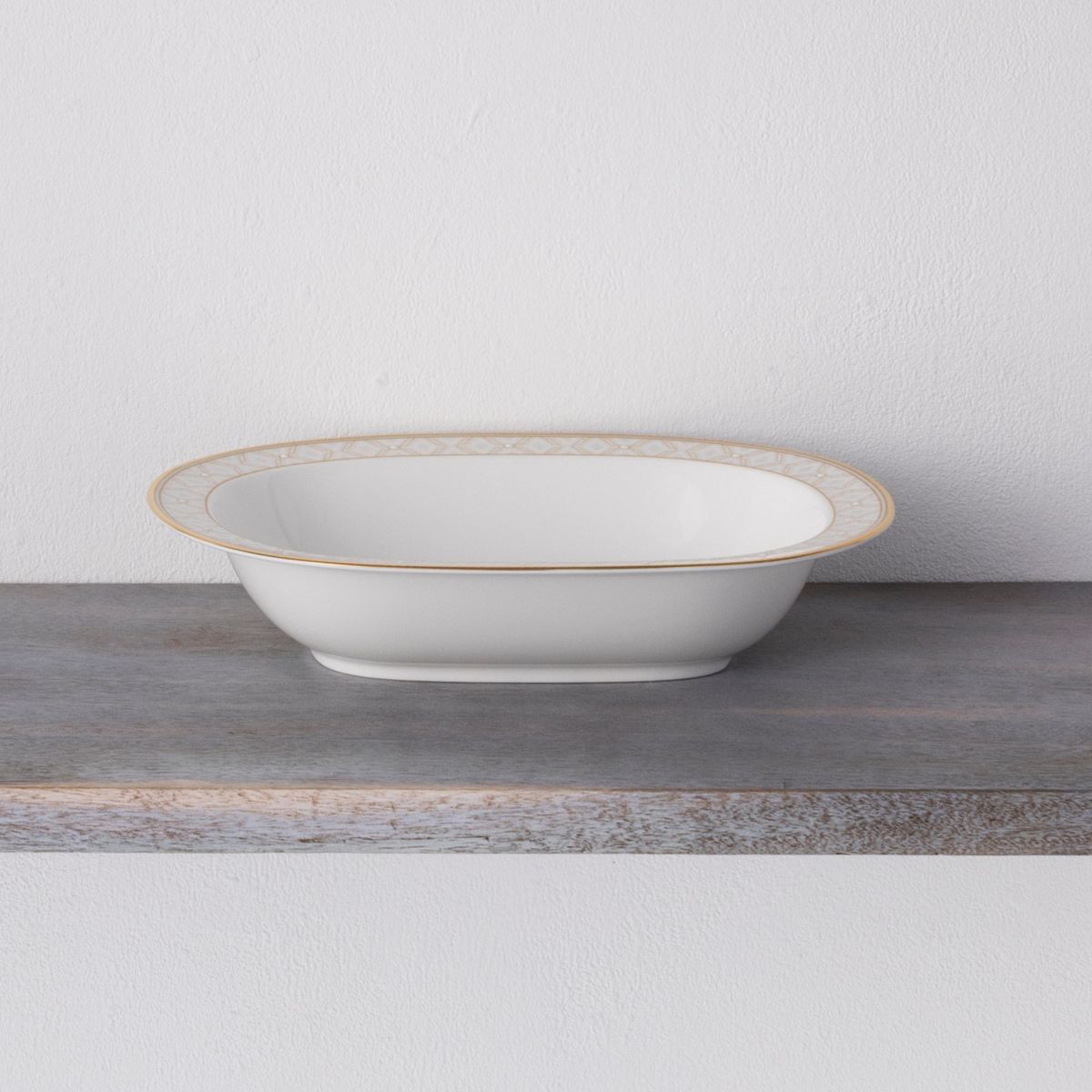 Noble Pearl Oval Vegetable Bowl, 10-1/2", 24 oz.