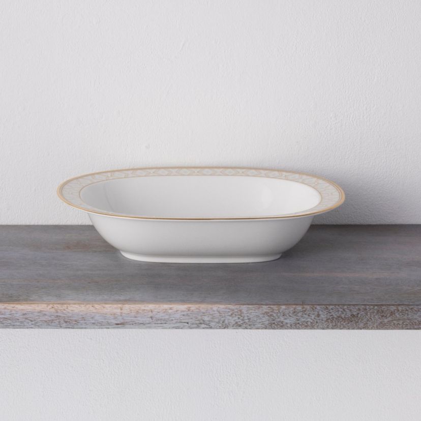Noble Pearl Oval Vegetable Bowl, 10-1/2", 24 oz.