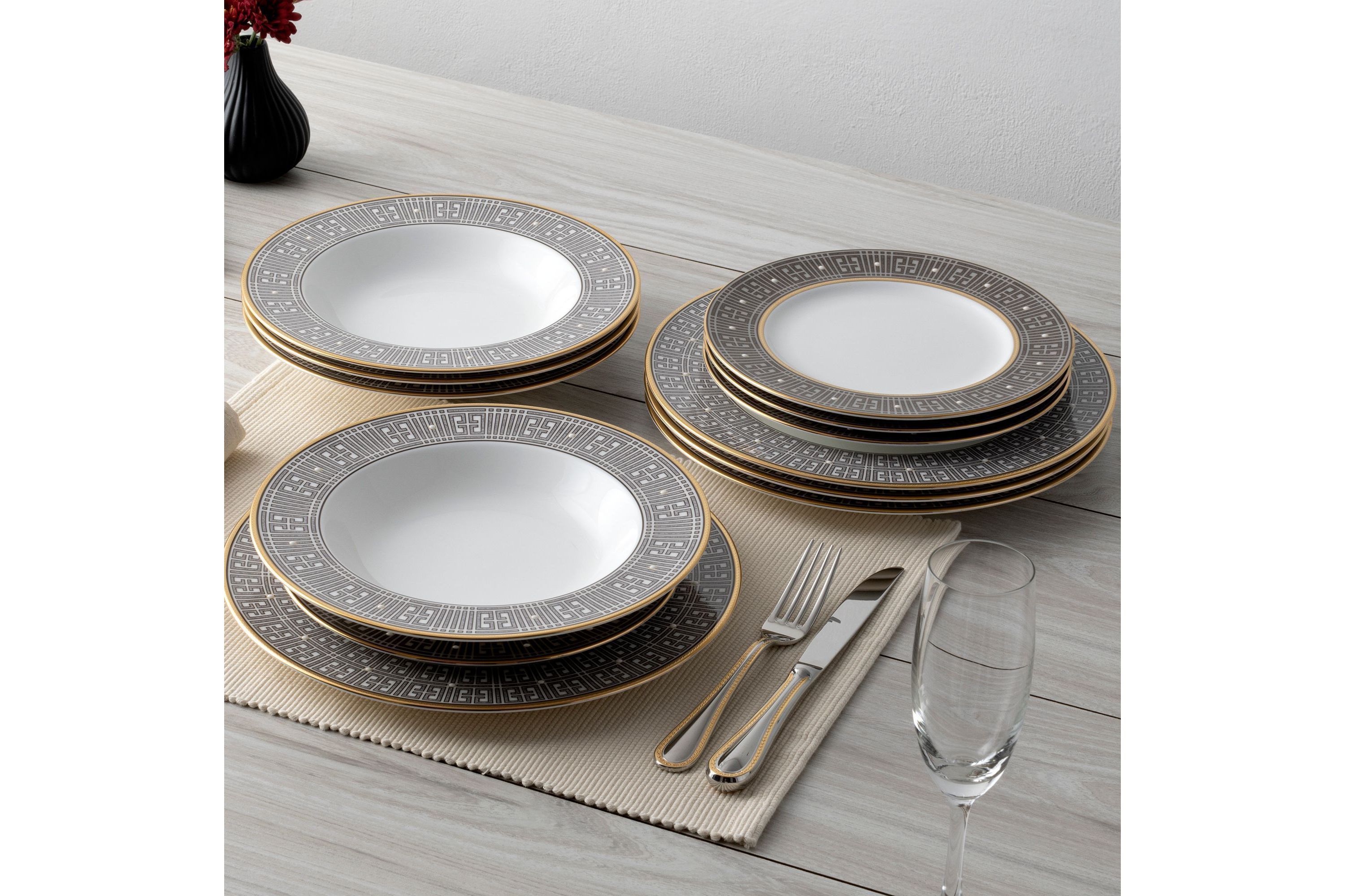 Infinity Set Of 4 Soup Bowls, 8 1/2" 12 Oz.