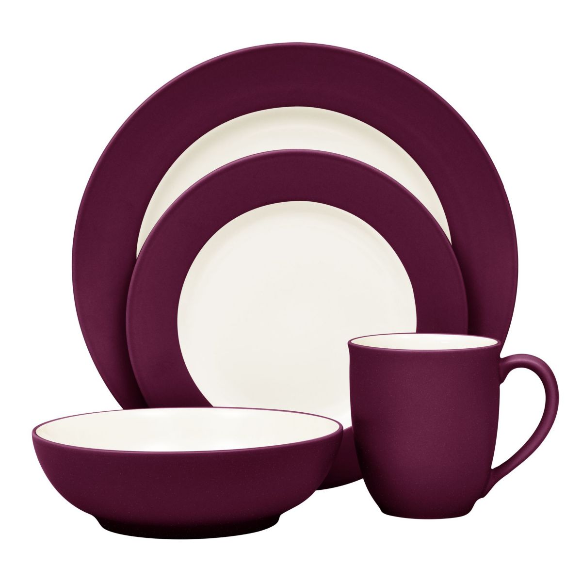 Colorwave 4-Piece Rim Place Setting, Service for 1