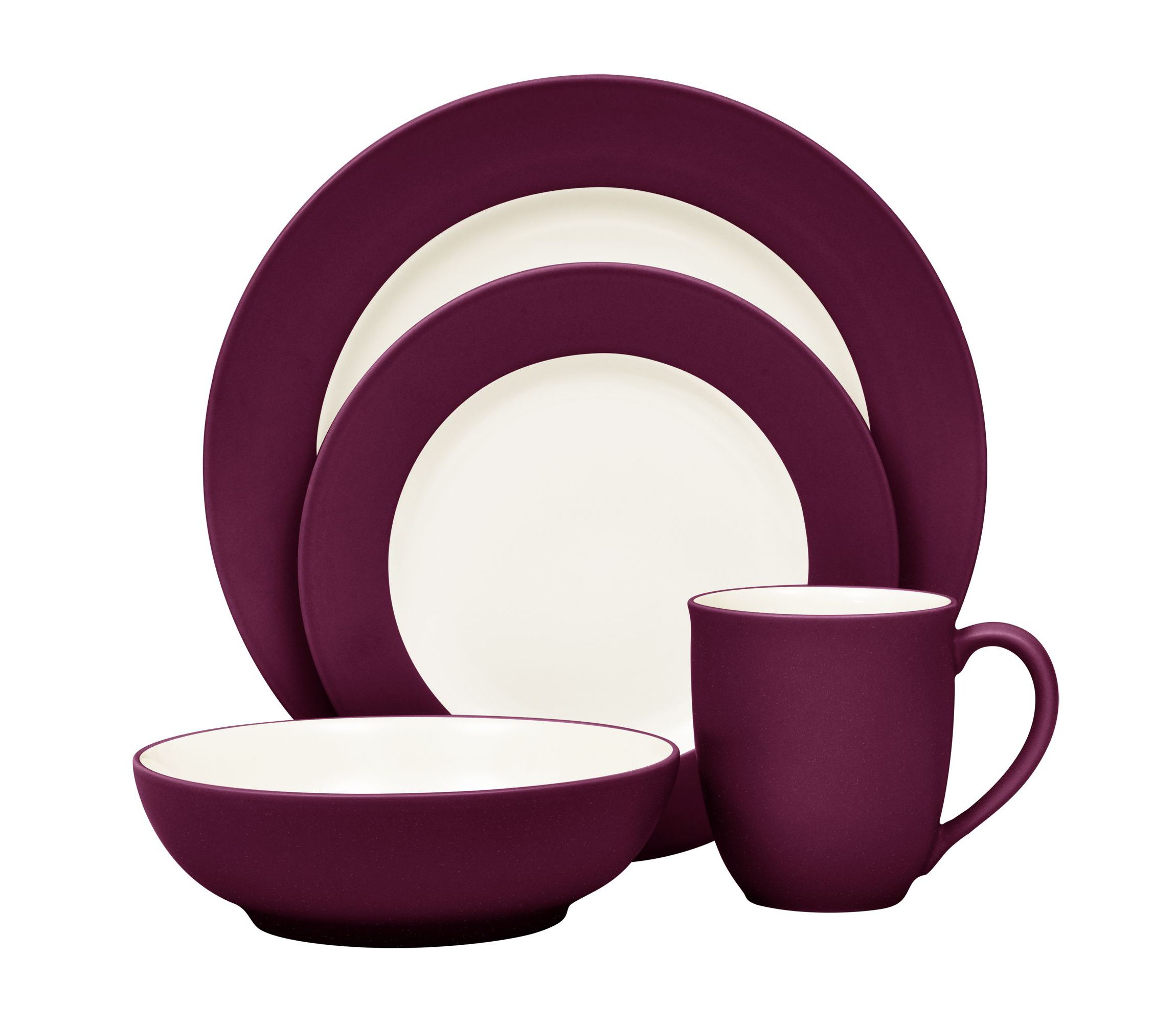 Colorwave 4-Piece Rim Place Setting, Service for 1