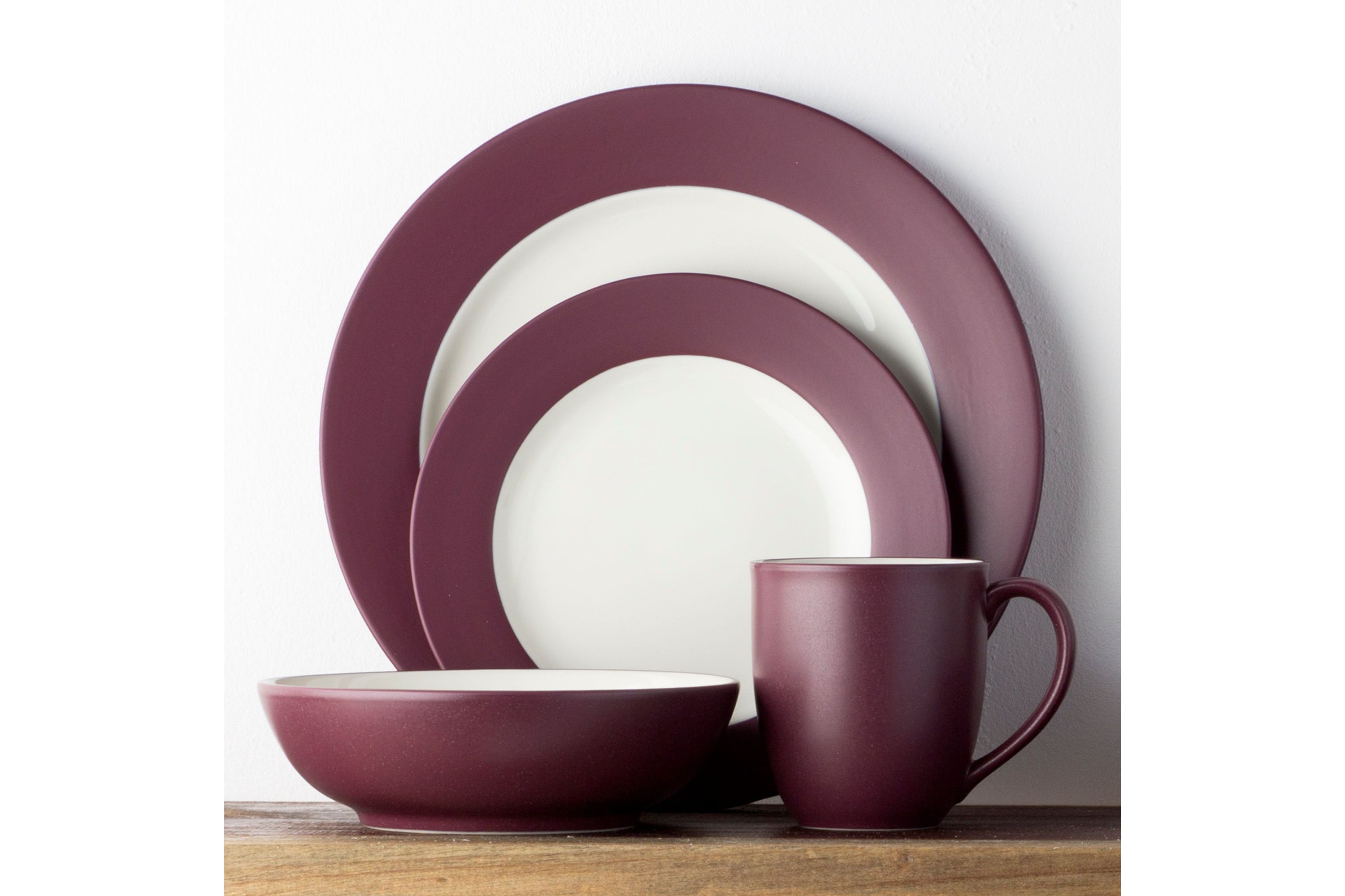 Colorwave 4-Piece Rim Place Setting, Service for 1