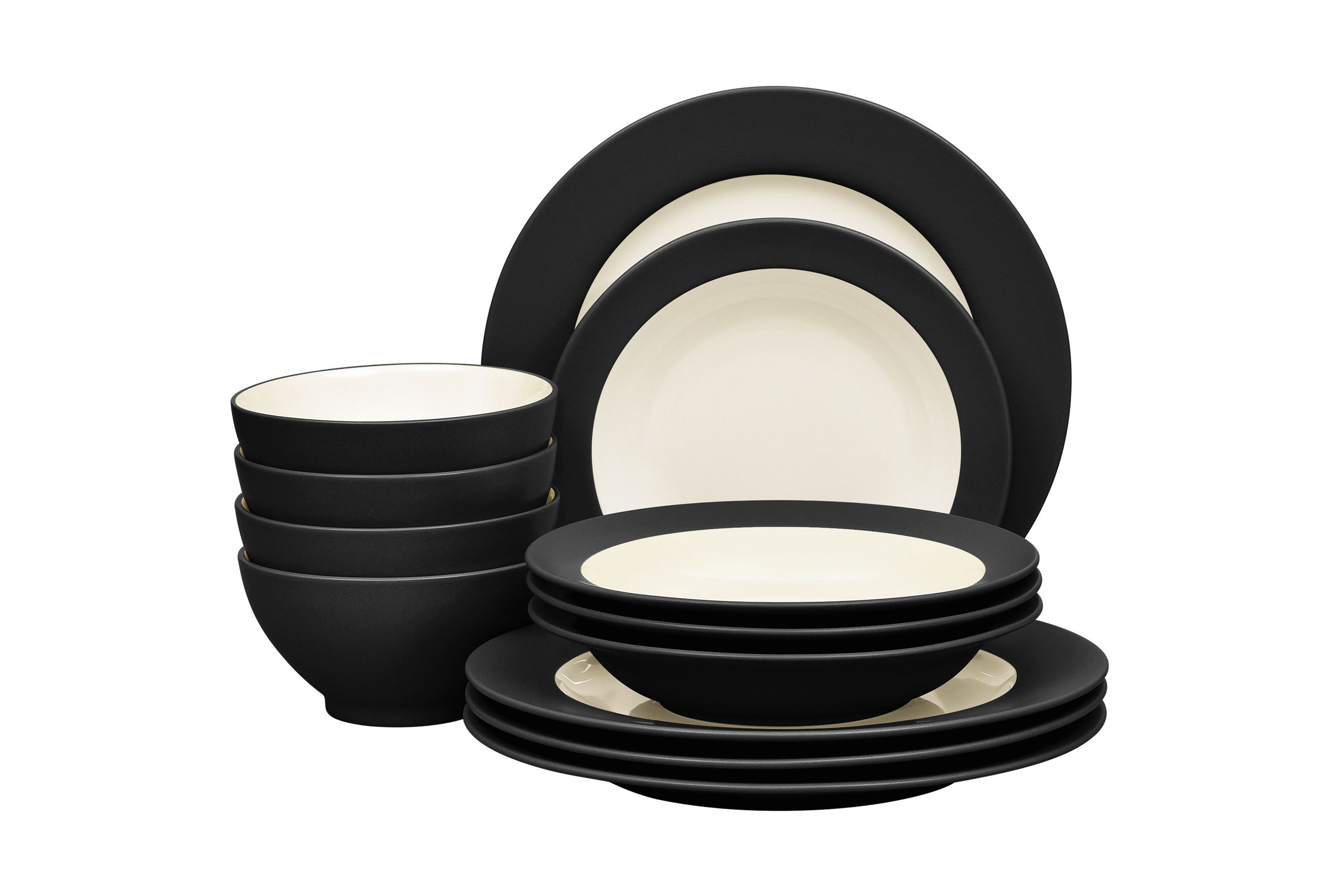 Colorwave 12 Piece Rim Set, Service for 4