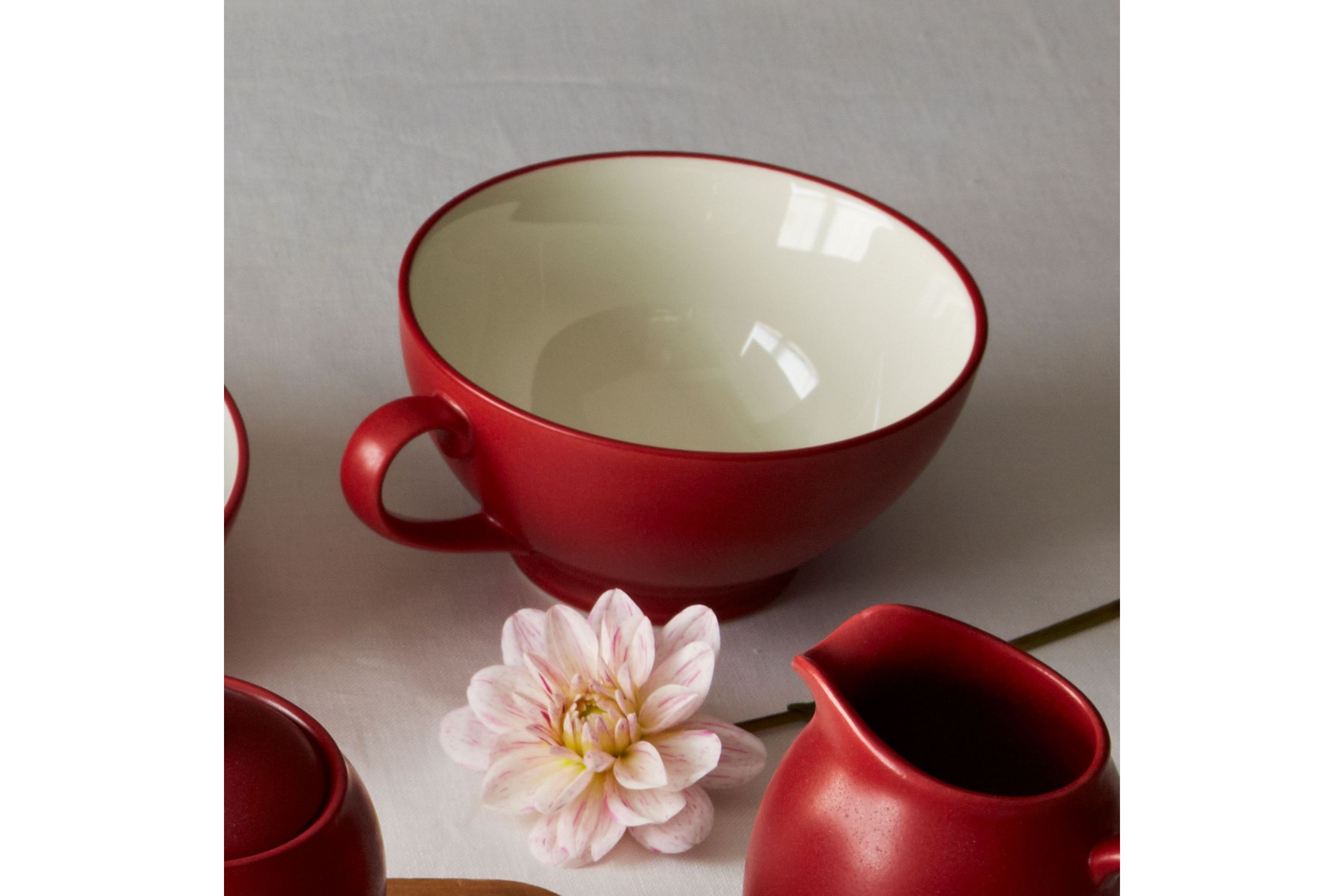 Colorwave Set Of 4 Handled Bowls, 5-1/2", 18 Oz.