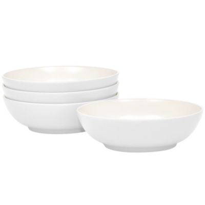 Noritake Colorwave Set Of 4 Soup/Cereal Bowls, 7", 22 oz, White