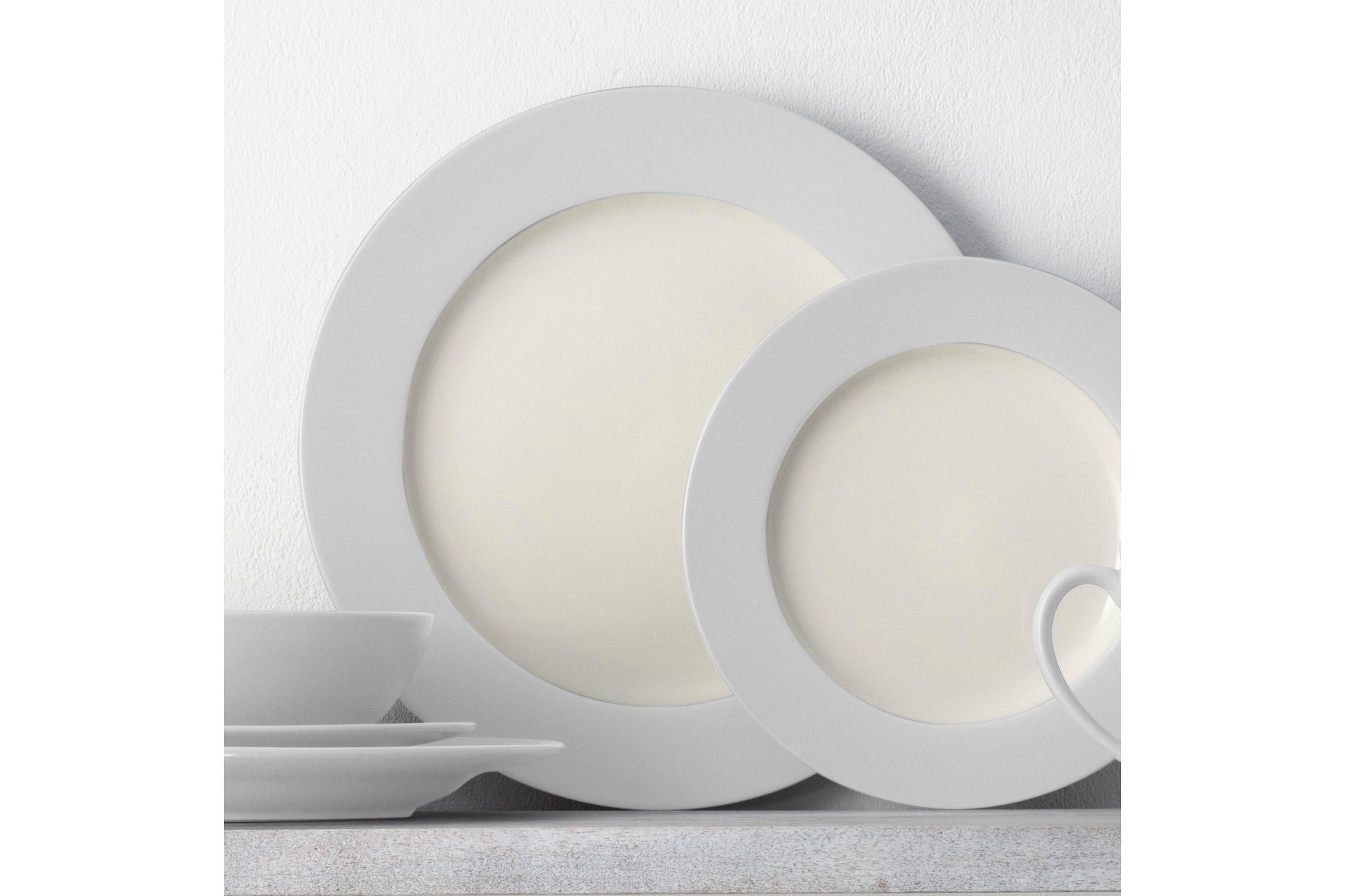 Colorwave Set Of 4 Rim Dinner Plates, 11"