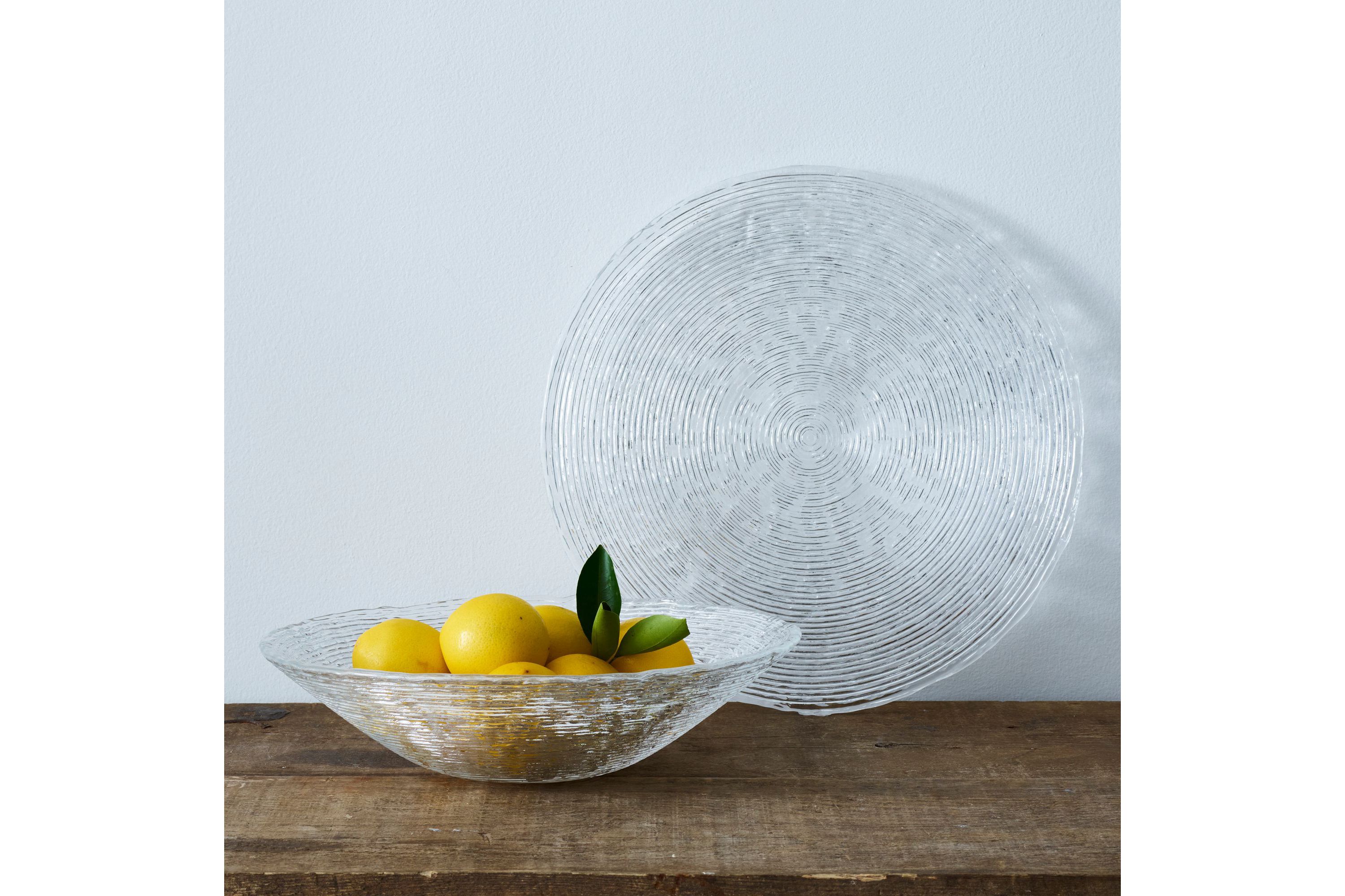 Hammock Glass Round Bowl, 13"