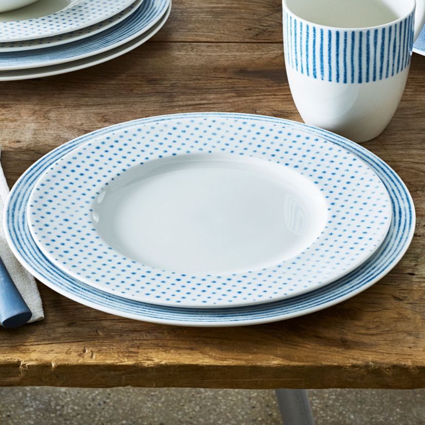 Hammock 12-Piece Rim Dinnerware Set, Service for 4