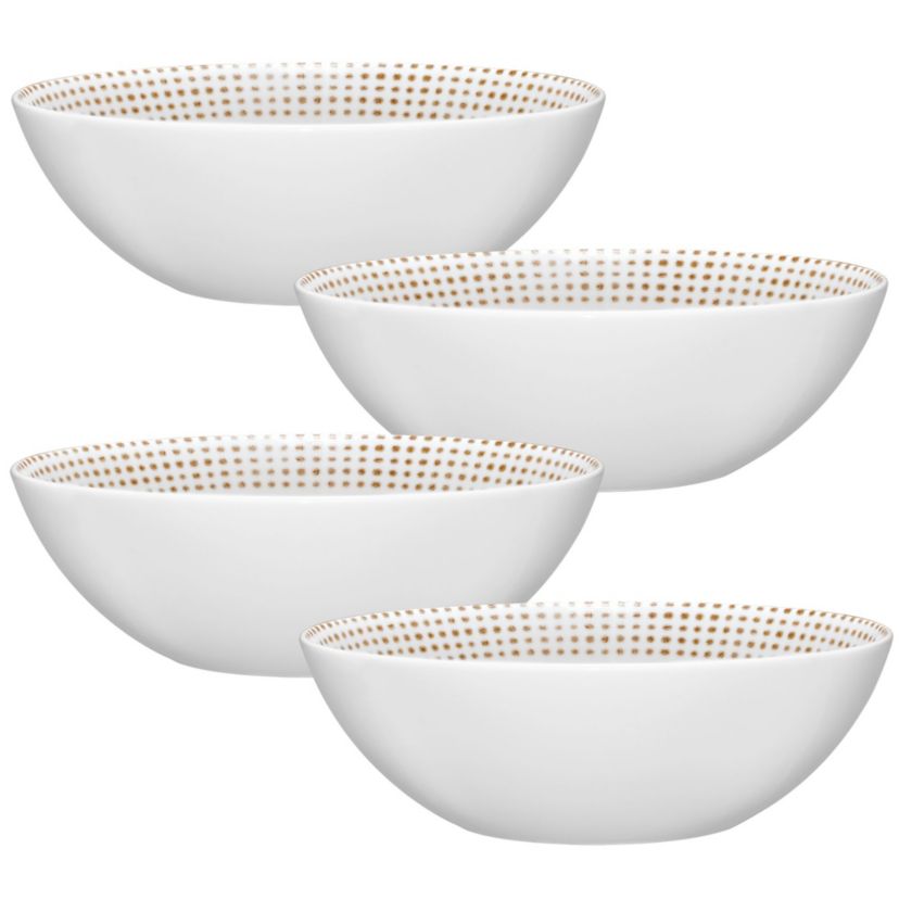 Hammock Set Of 4 Cereal Bowls, 7 1/2", 27 Oz.