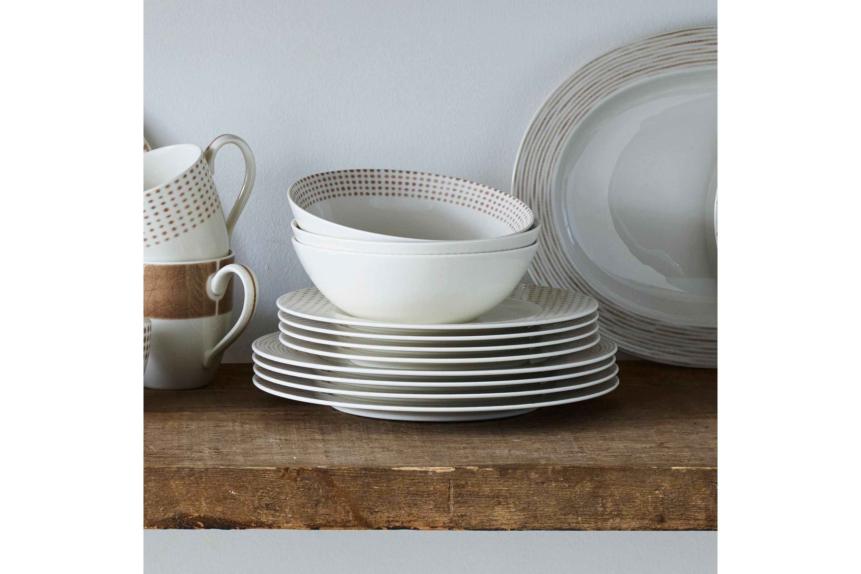 Hammock Set Of 4 Cereal Bowls, 7 1/2", 27 Oz.