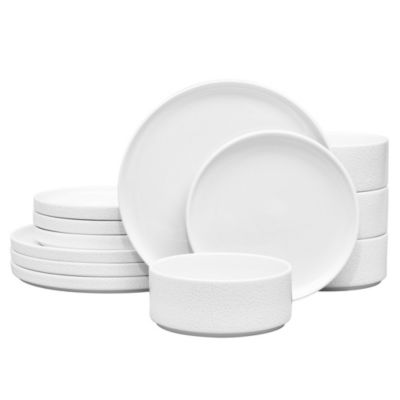 Colortex Stone 12-Piece Dinnerware Set, Service For 4
