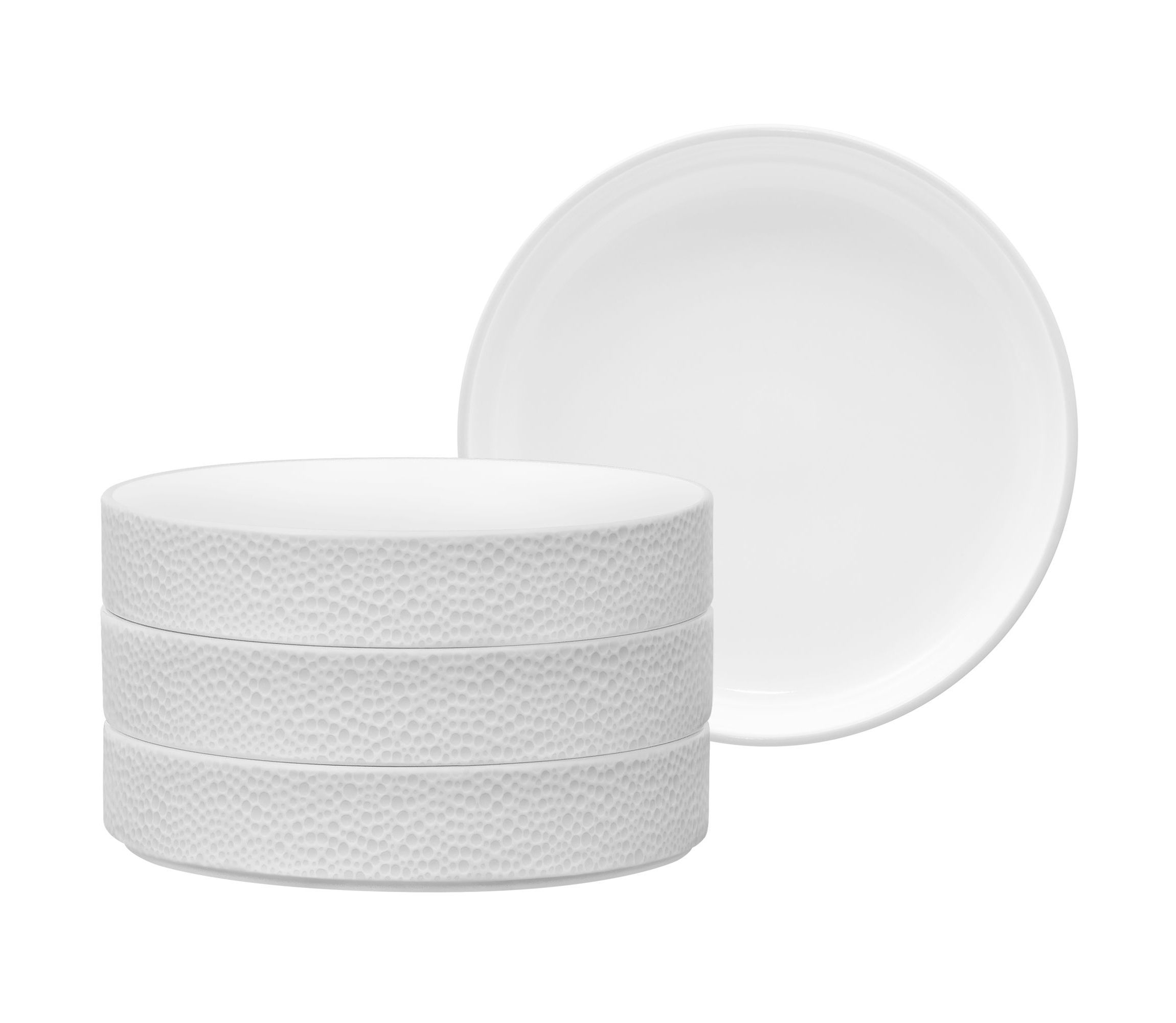 Colortex Stone Set Of 4 Stax Deep Plate, 7 1/2", 12 oz.