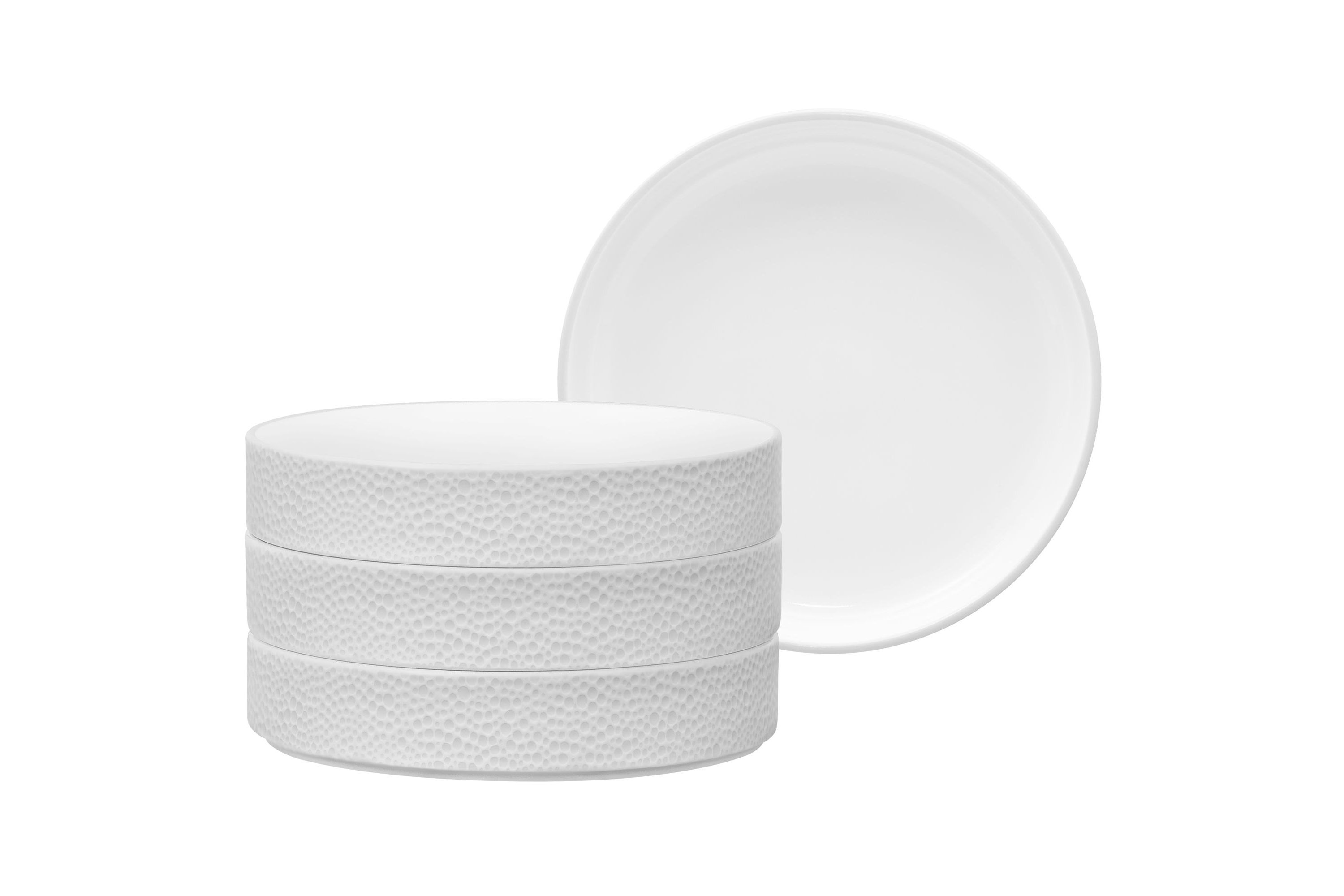 Colortex Stone Set Of 4 Stax Deep Plate, 7 1/2", 12 Oz.
