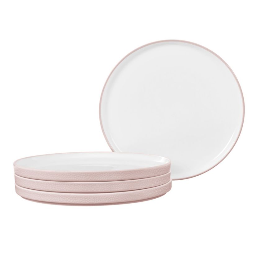 Colortex Stone Set Of 4 Stax Salad Plates, 7-1/2"