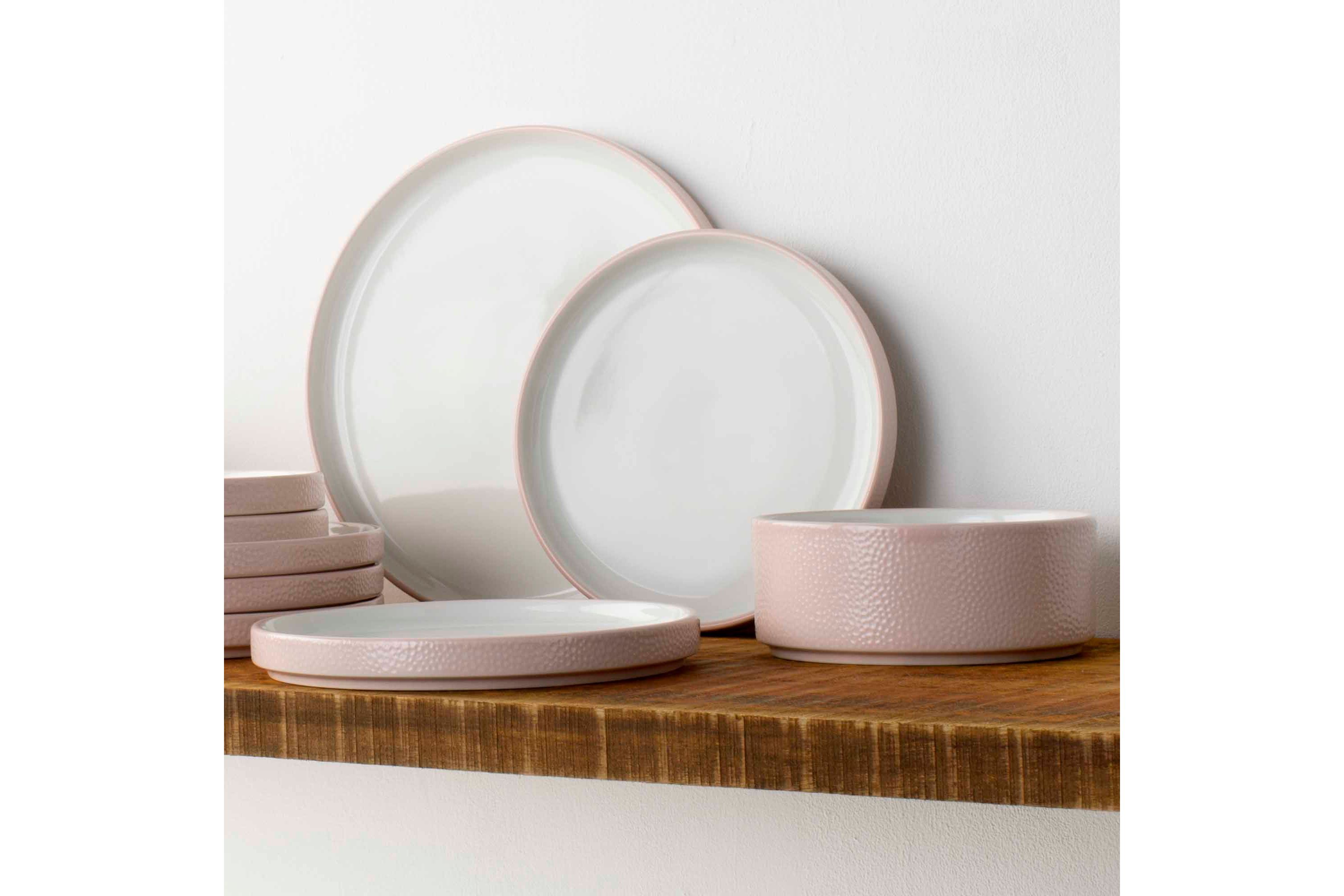 Colortex Stone Set Of 4 Stax Salad Plates, 7-1/2"