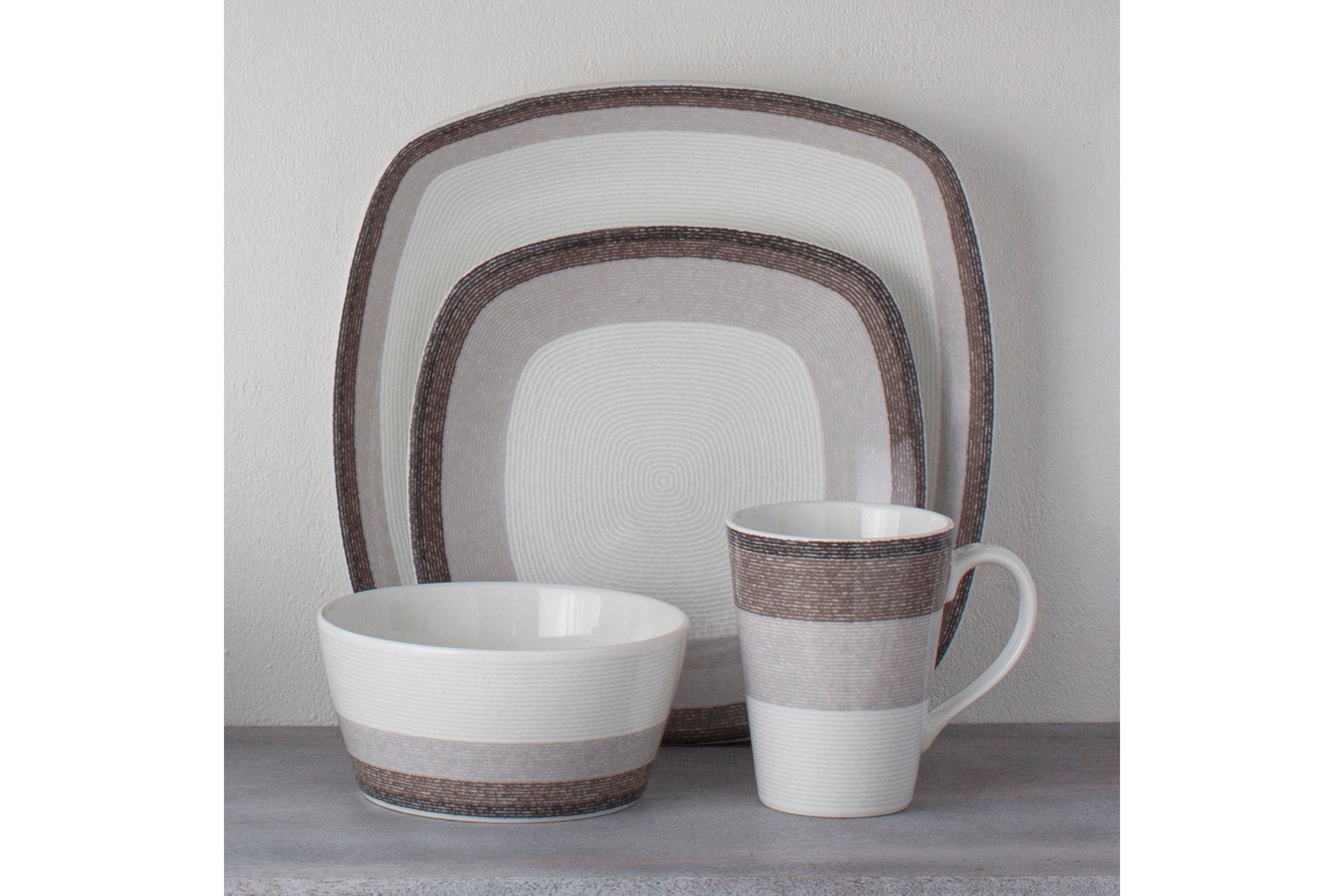 Colorscapes Layers 4-Piece Square Place Setting
