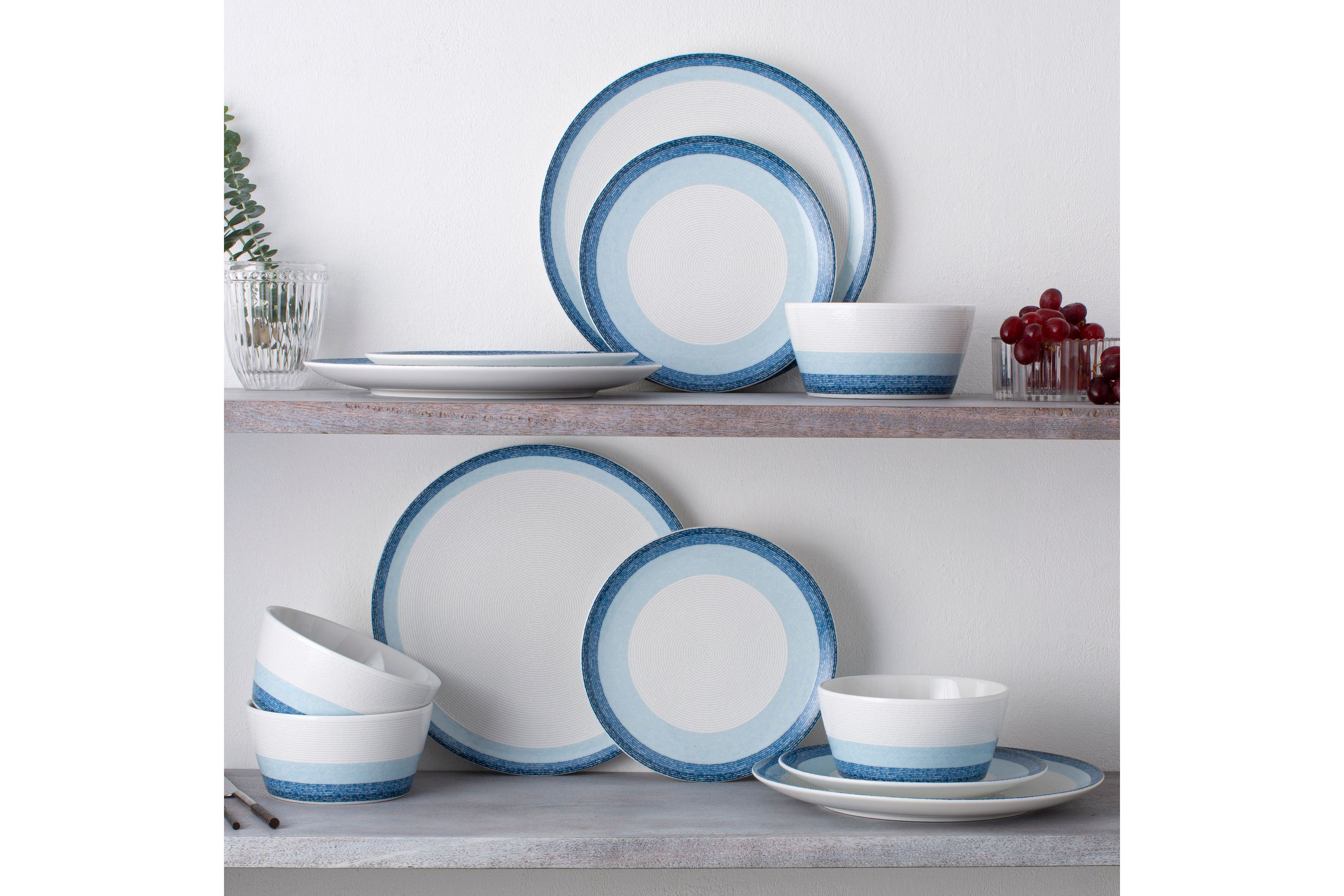 Colorscapes Layers Set Of 4 Cereal Bowls, 6", 25 Oz.