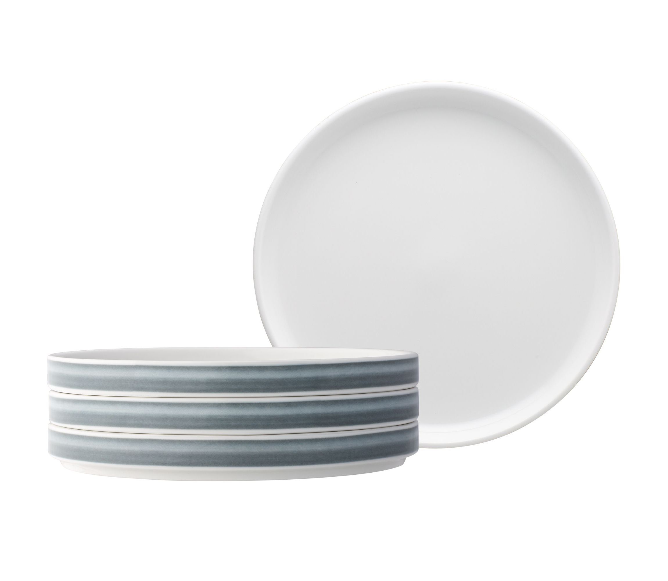 Colorstax Ombre Set Of 4 Stax Salad Plates, 7-1/2"
