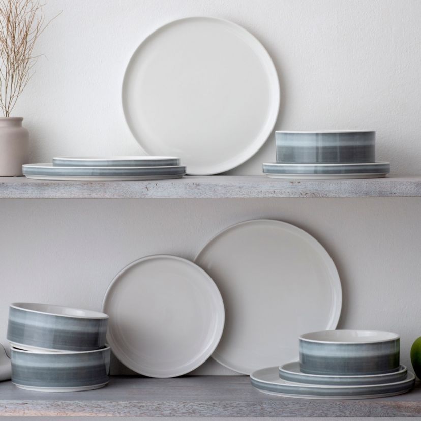 Colorstax Ombre Set Of 4 Stax Salad Plates, 7-1/2"