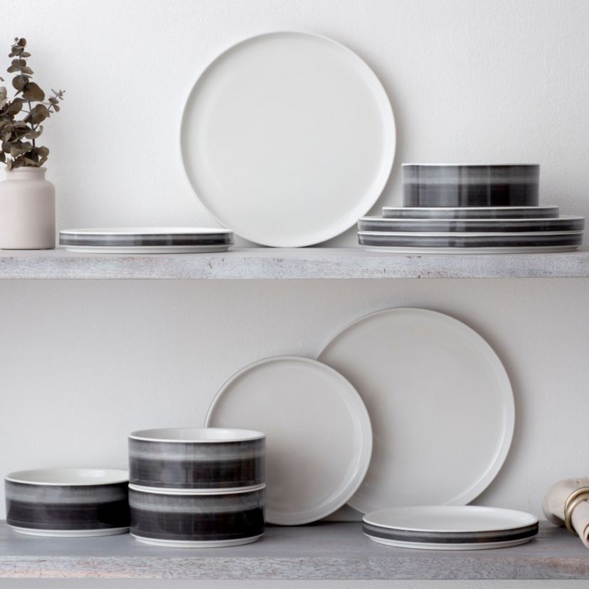 Colorstax Ombre Set Of 4 Stax Dinner Plates, 9-3/4"