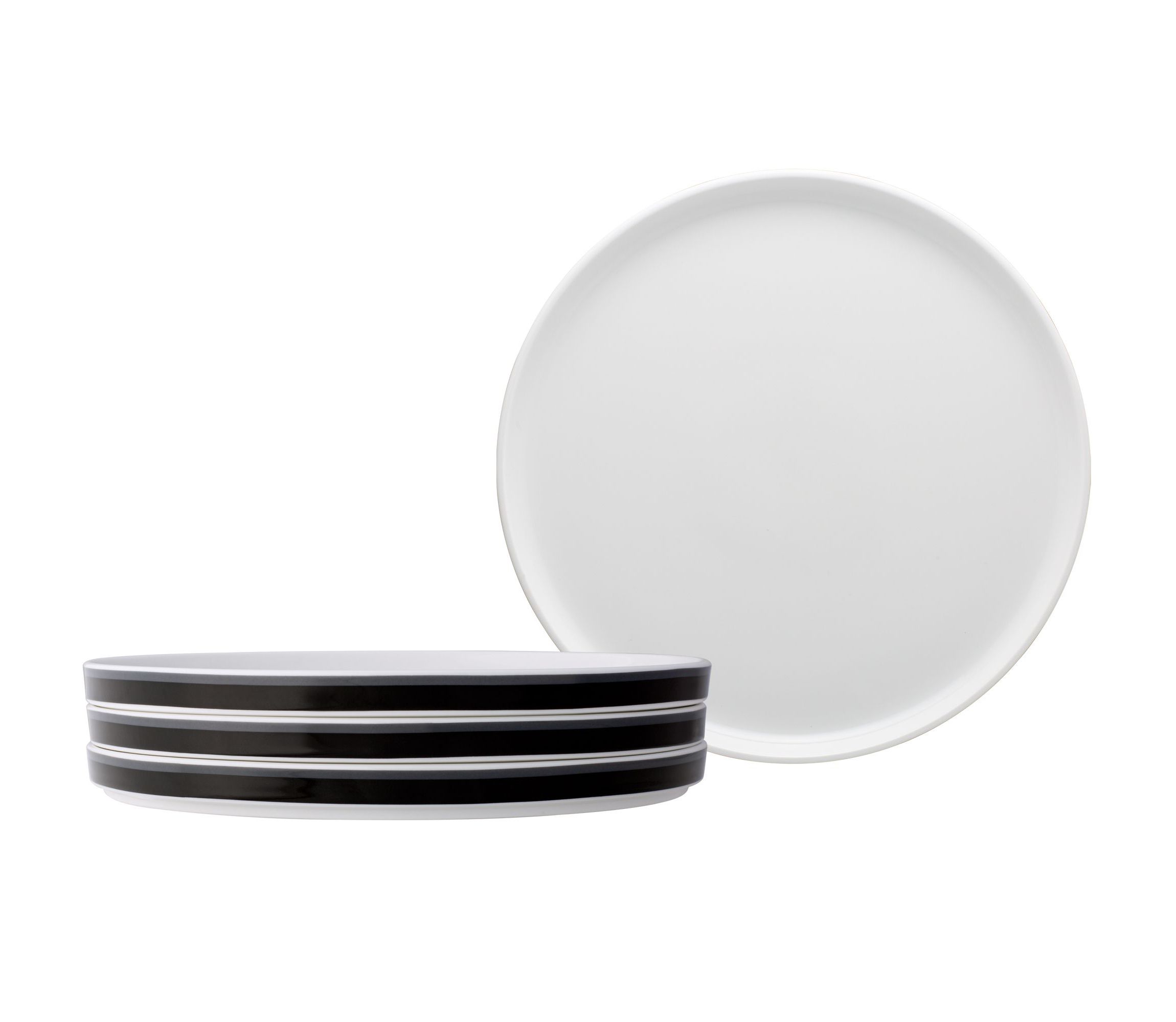 Colorstax Stripe Set Of 4 Stax Dinner Plates, 9-3/4"