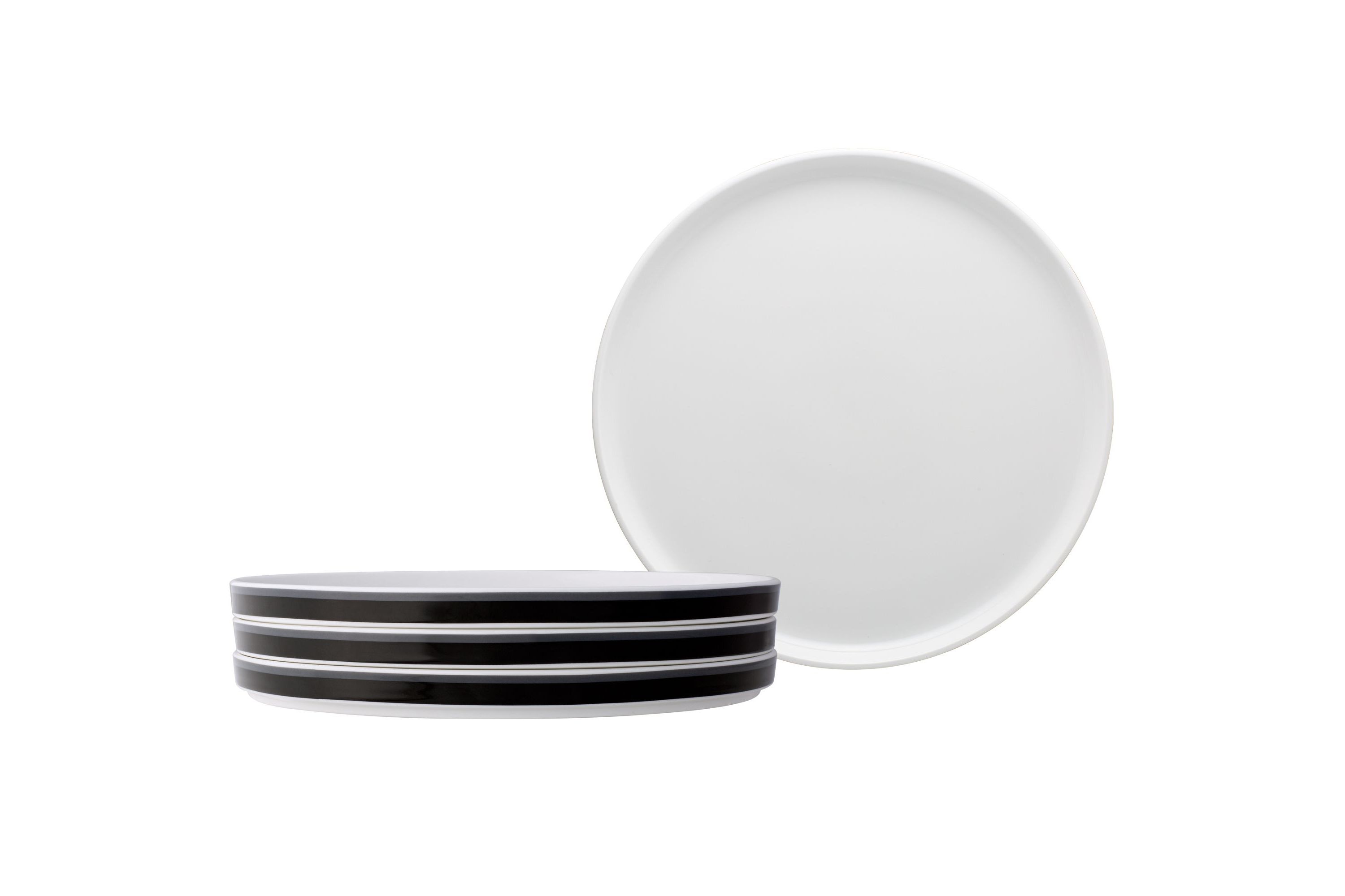Colorstax Stripe Set Of 4 Stax Dinner Plates, 9-3/4"