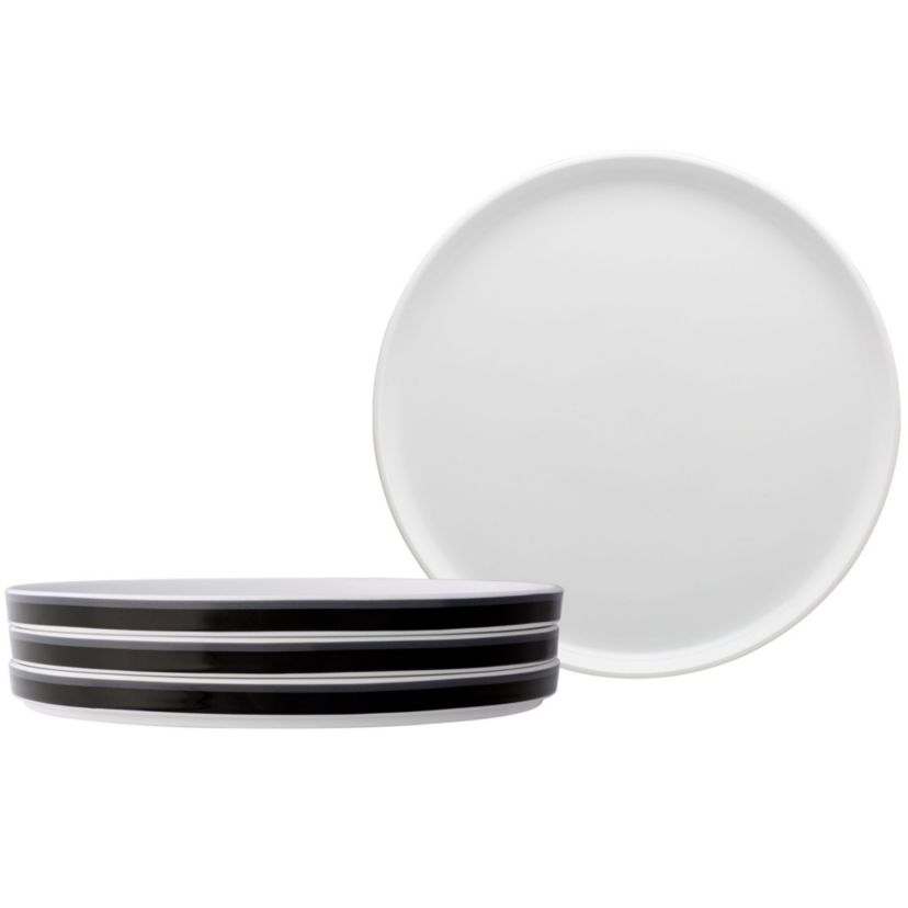 Colorstax Stripe Set Of 4 Stax Dinner Plates, 9-3/4"