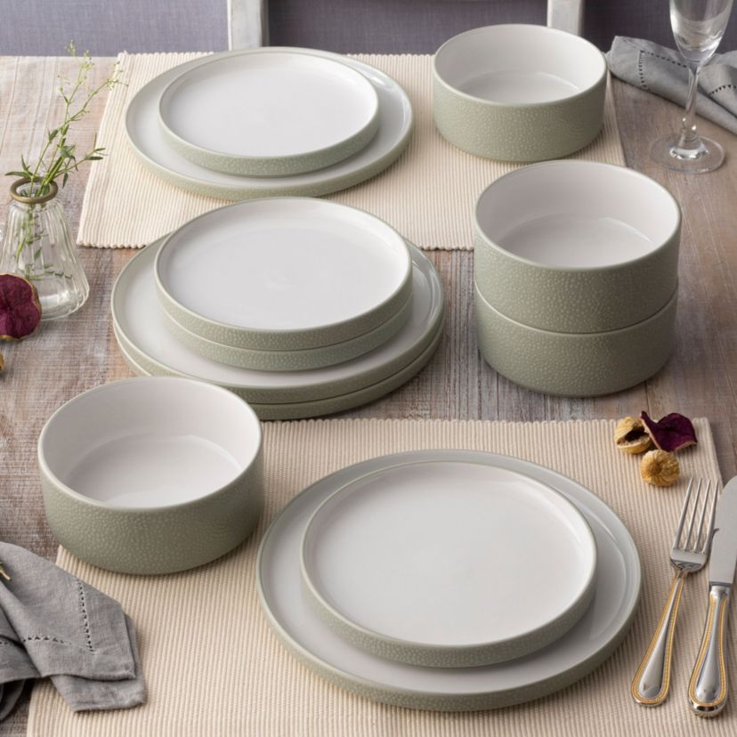 Colortex Stone Set Of 4 Stax Cereal Bowls, 6", 20 Oz.