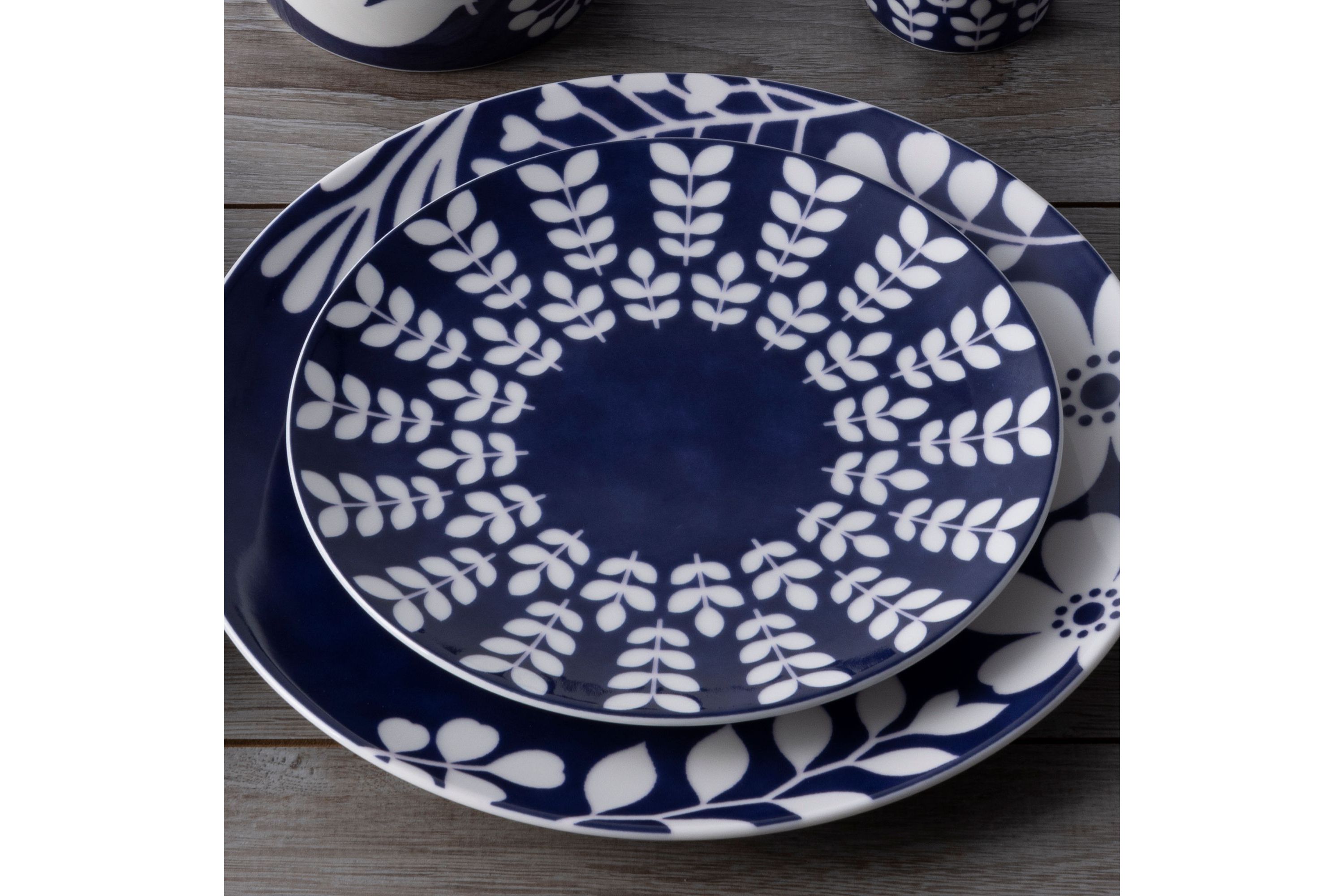 Bluefjord Set Of 4 Coupe Salad Plates, 8-1/4"