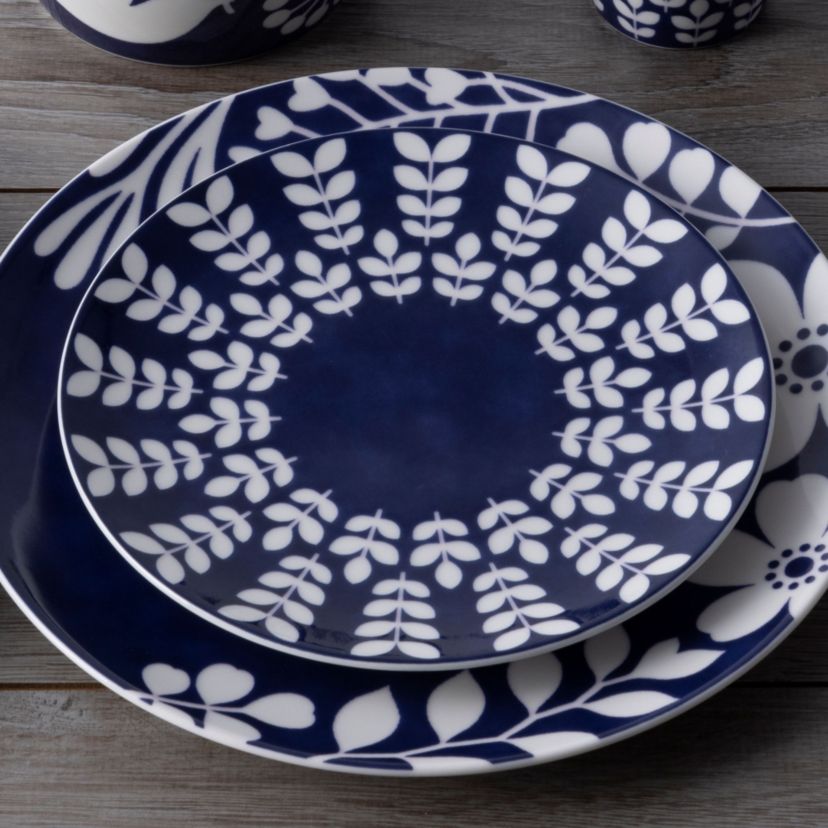 Bluefjord Set Of 4 Coupe Salad Plates, 8-1/4"