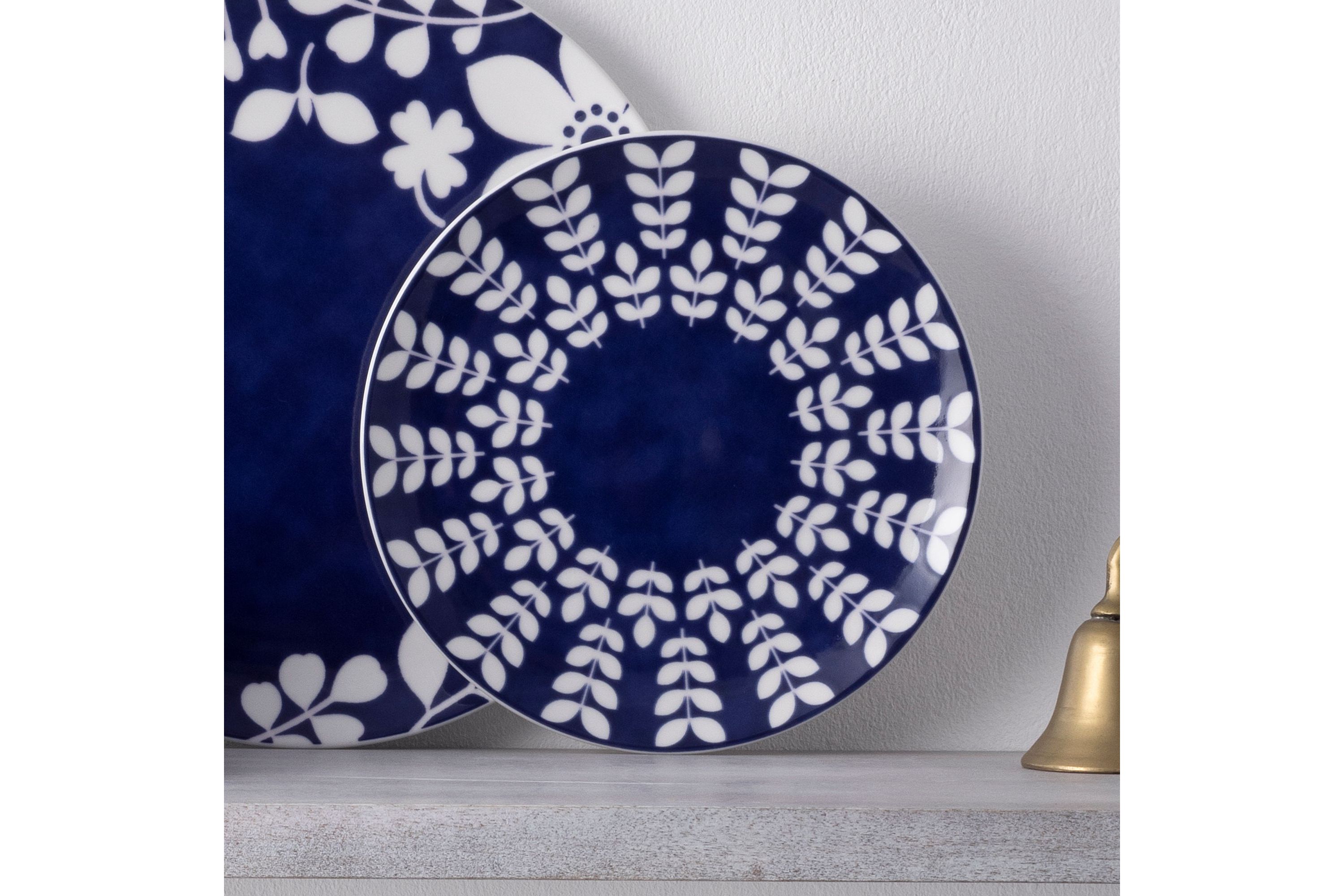 Bluefjord Set Of 4 Coupe Salad Plates, 8-1/4"